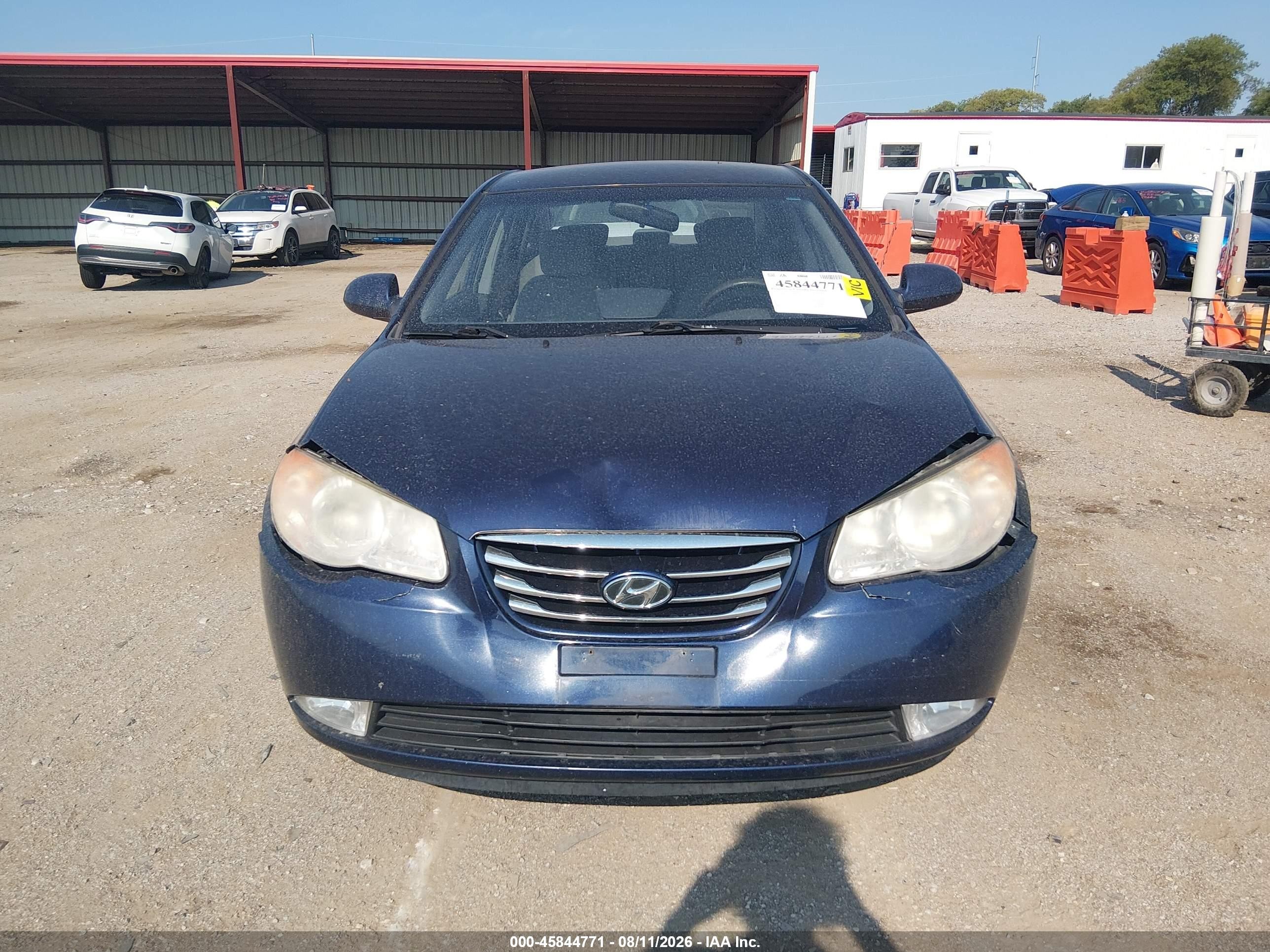 2010 Hyundai Elantra Gls Dark Blue vin: KMHDU4AD6AU990513