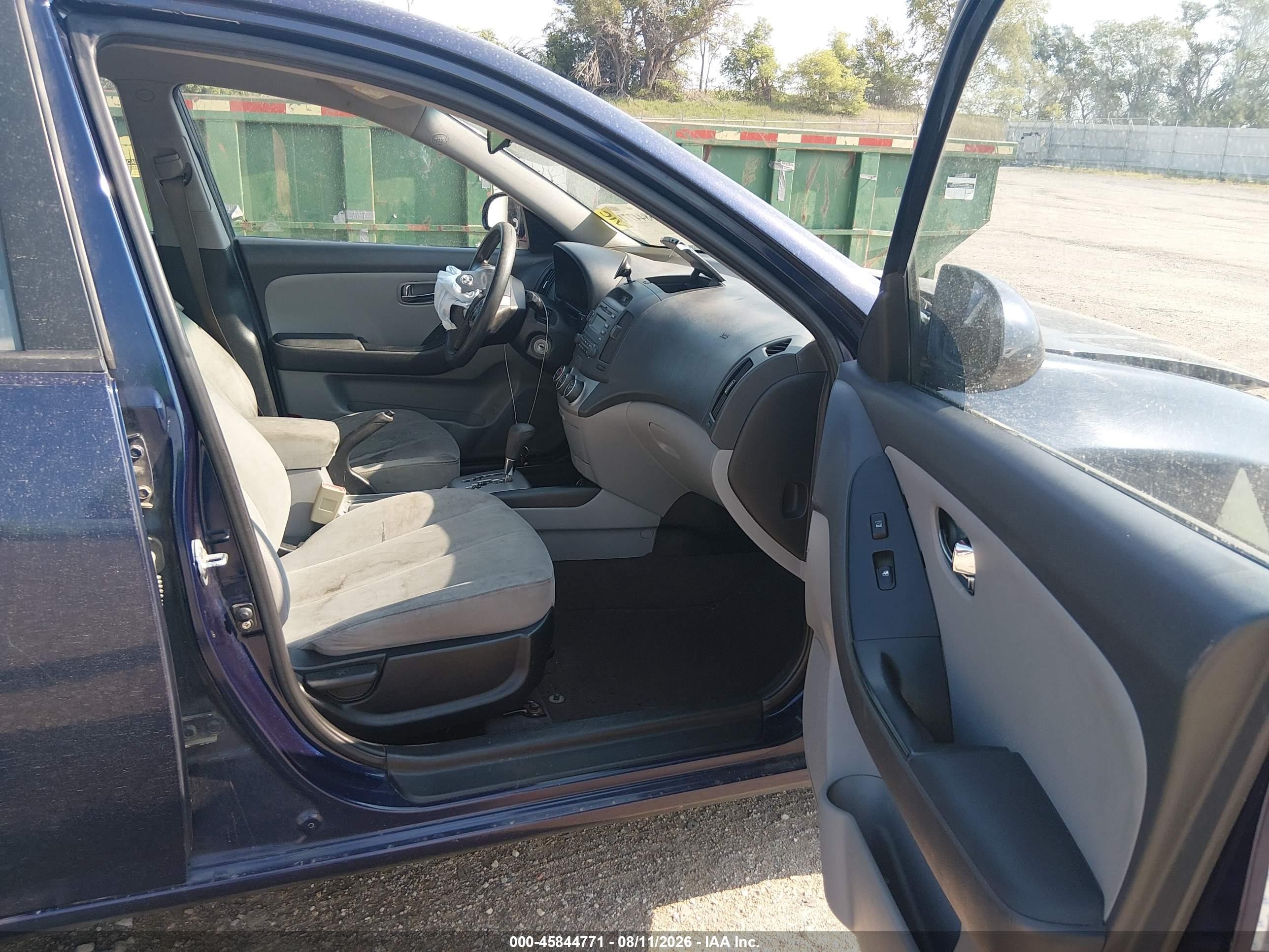 2010 Hyundai Elantra Gls Dark Blue vin: KMHDU4AD6AU990513