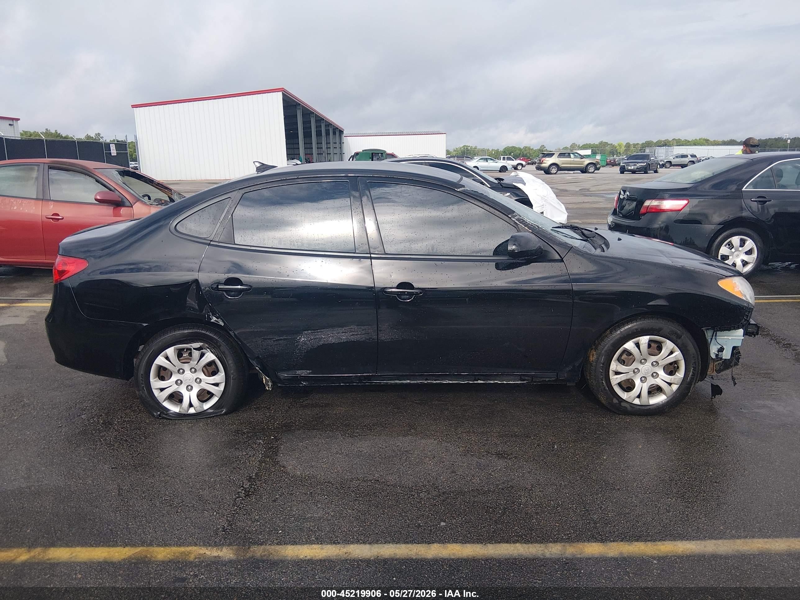 2010 Hyundai Elantra Gls Black vin: KMHDU4AD7AU017785