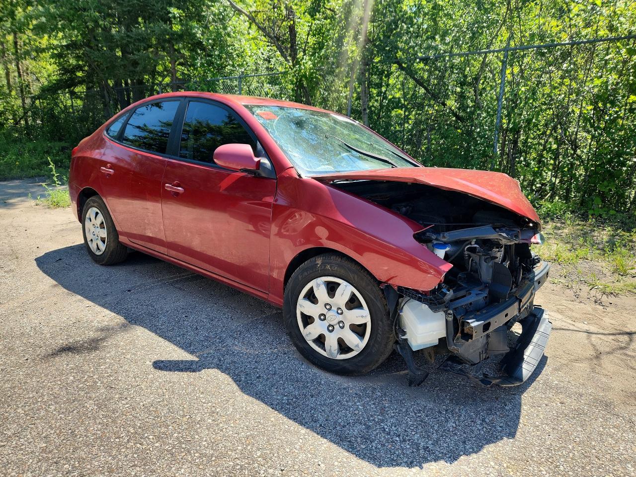 2010 Hyundai Elantra Blue Red vin: KMHDU4AD7AU039253