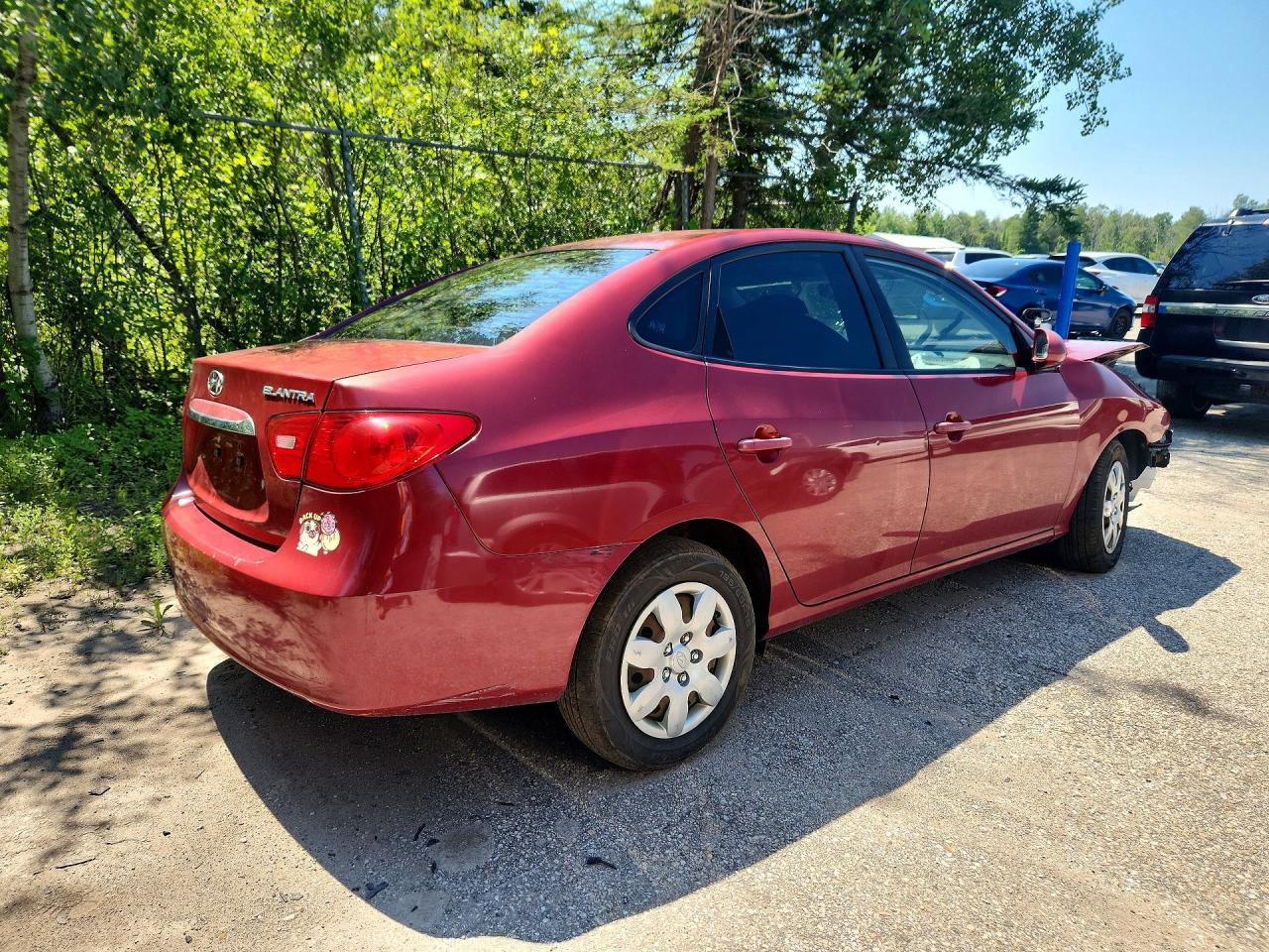 2010 Hyundai Elantra Blue Red vin: KMHDU4AD7AU039253
