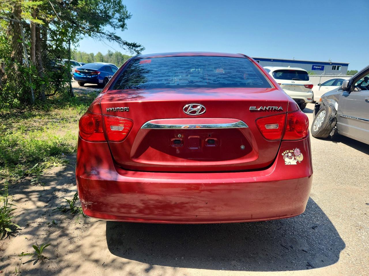 2010 Hyundai Elantra Blue Red vin: KMHDU4AD7AU039253