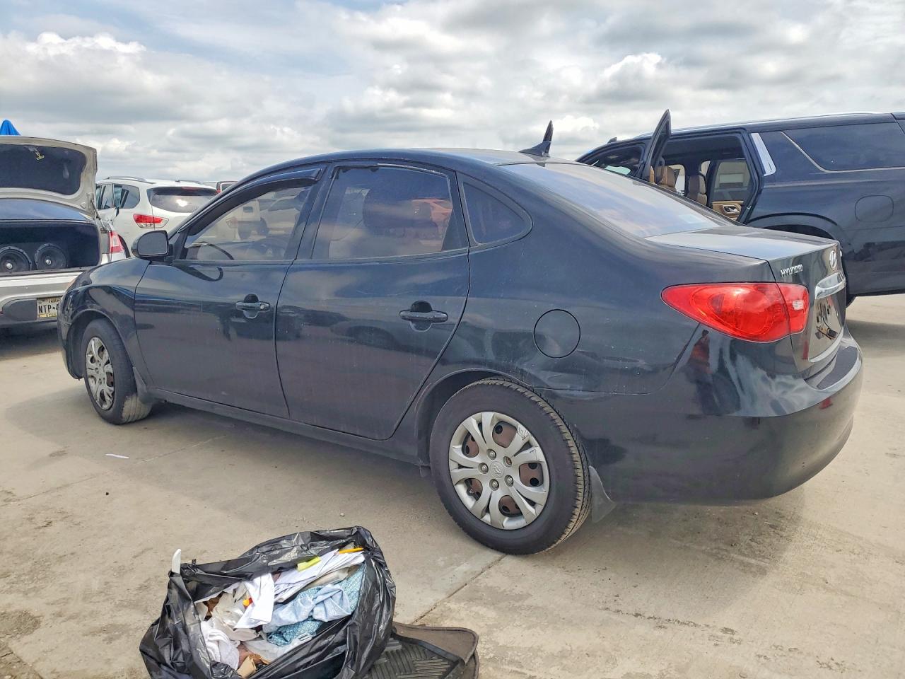 2010 Hyundai Elantra Gls Black vin: KMHDU4AD7AU043108