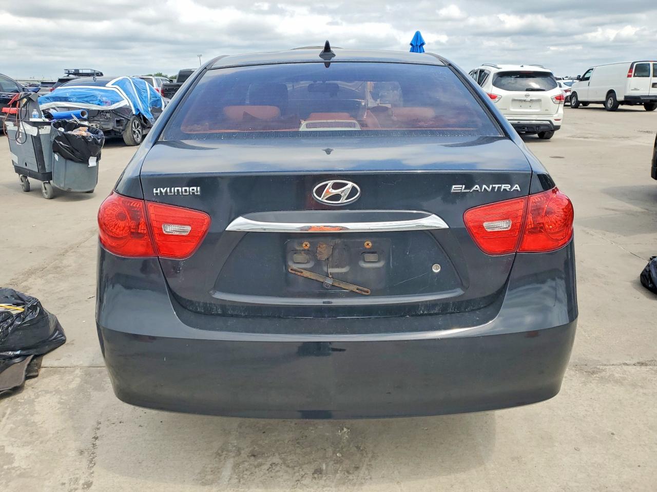 2010 Hyundai Elantra Gls Black vin: KMHDU4AD7AU043108