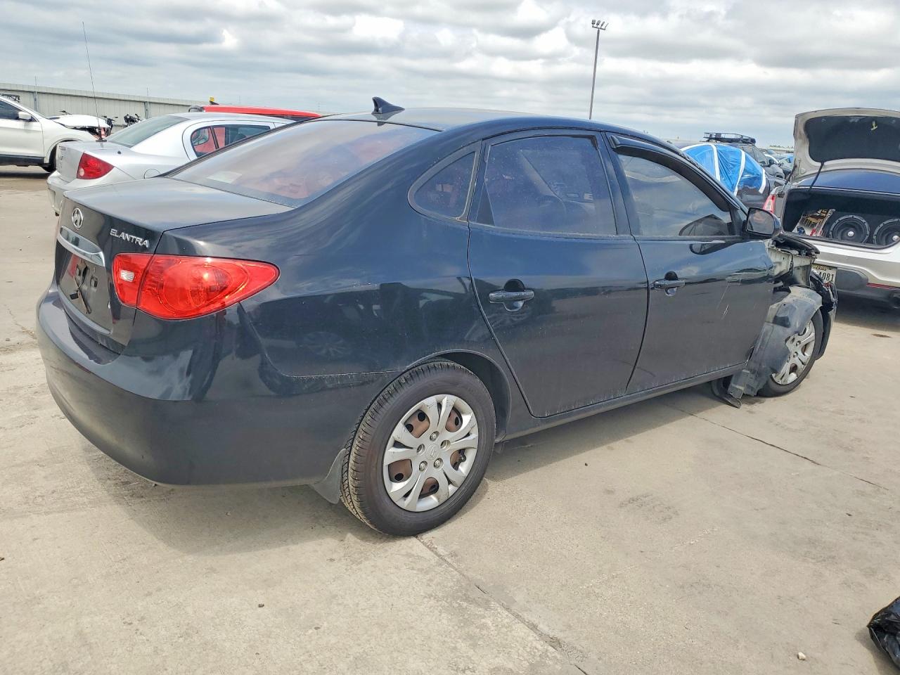 2010 Hyundai Elantra Gls Black vin: KMHDU4AD7AU043108