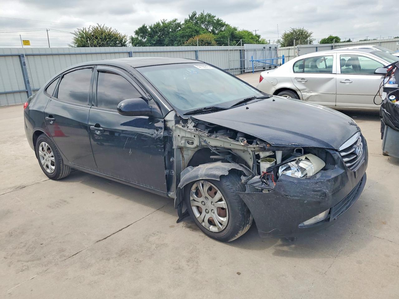 2010 Hyundai Elantra Gls Black vin: KMHDU4AD7AU043108