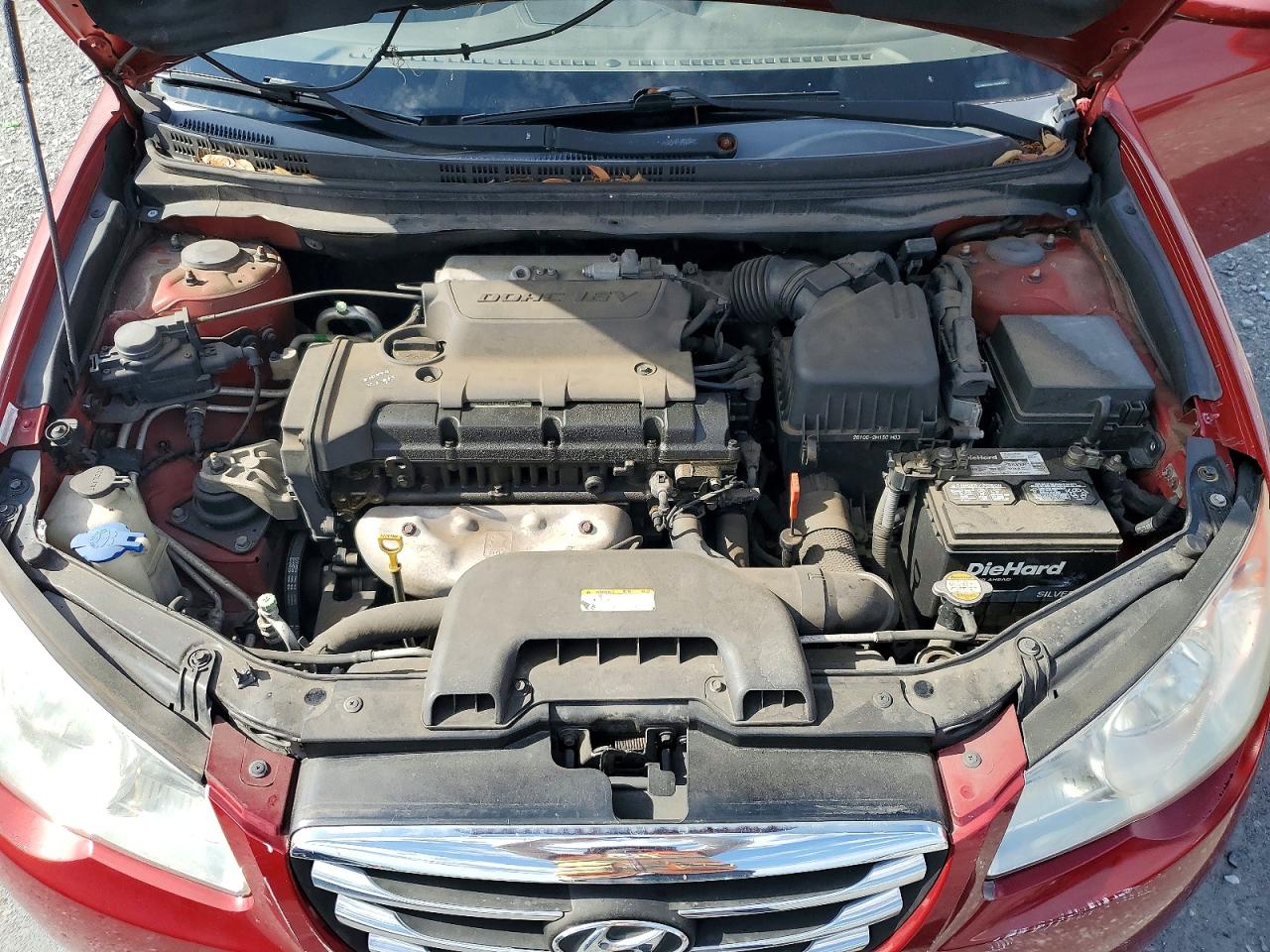 2010 Hyundai Elantra Gls Красный vin: KMHDU4AD7AU049281