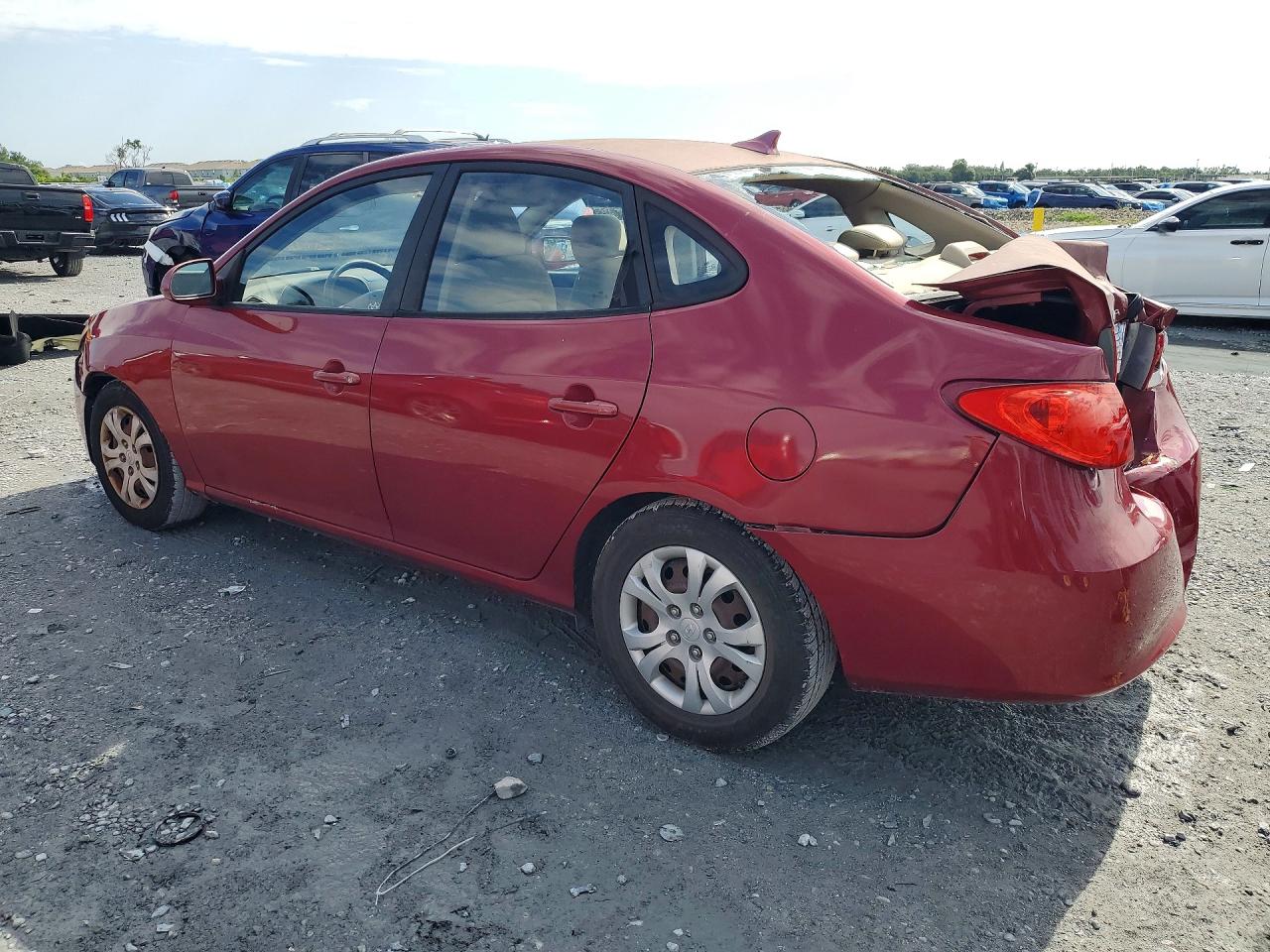 2010 Hyundai Elantra Gls Красный vin: KMHDU4AD7AU049281