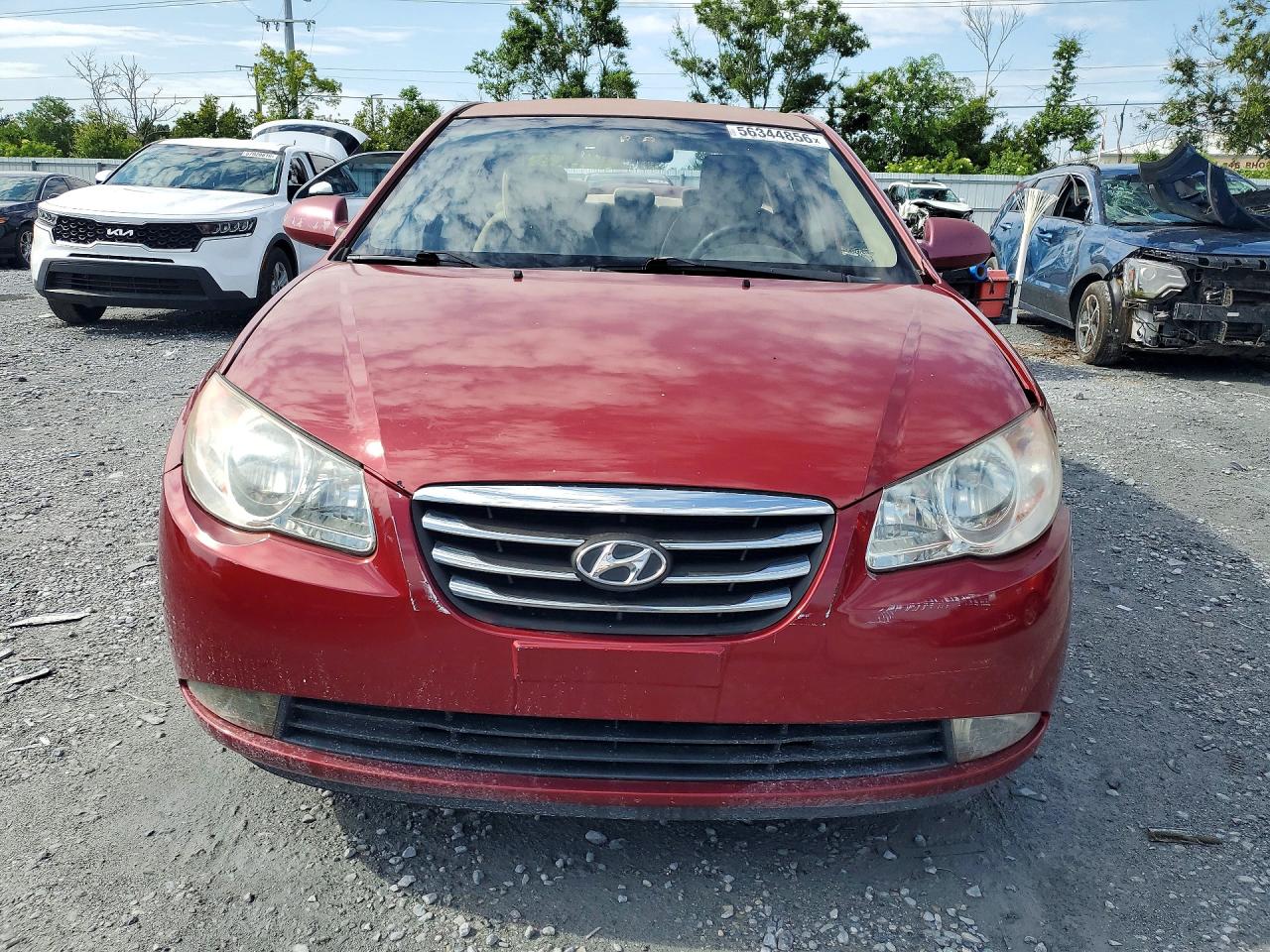 2010 Hyundai Elantra Gls Красный vin: KMHDU4AD7AU049281
