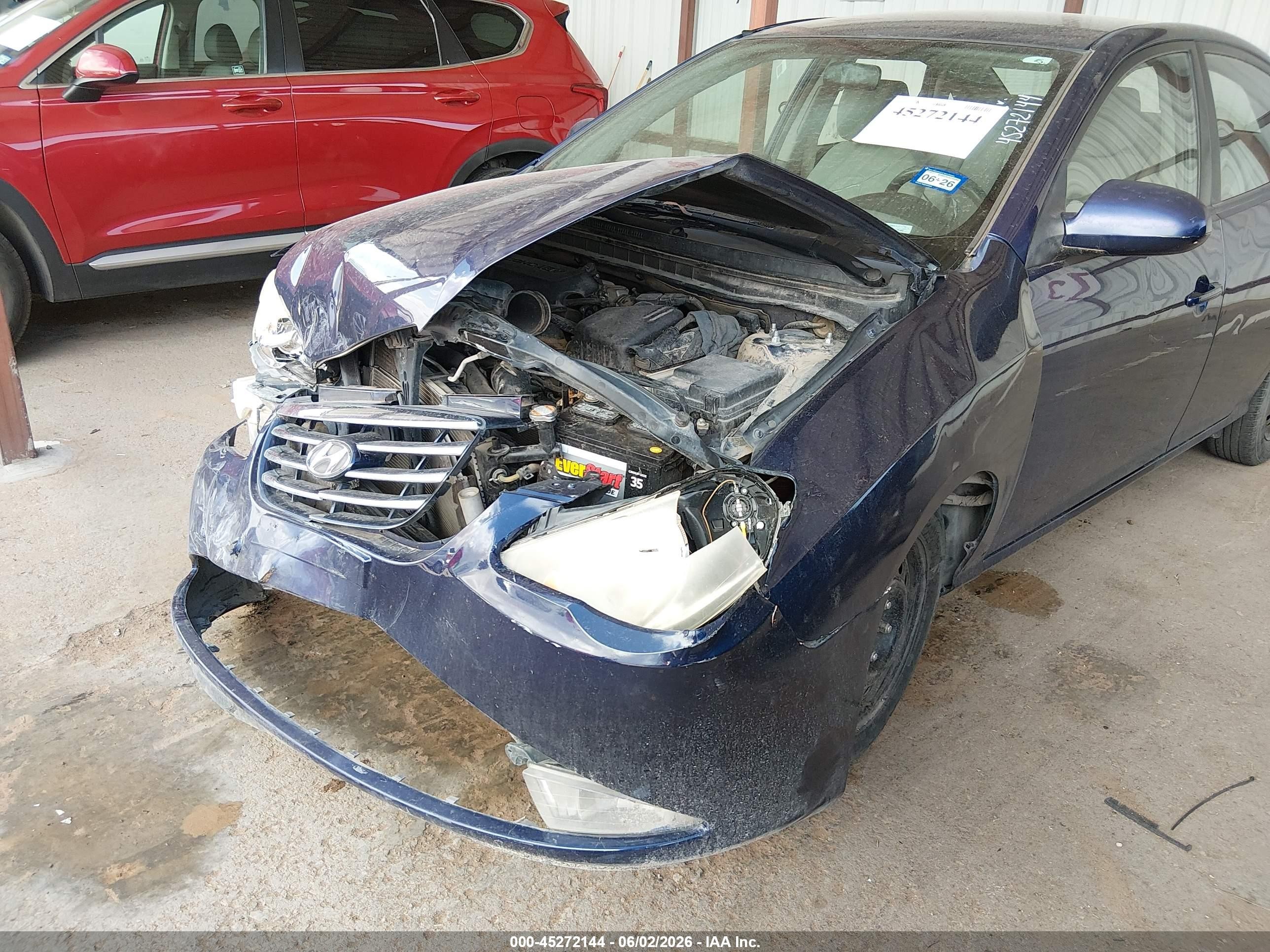 2010 Hyundai Elantra Gls Blue vin: KMHDU4AD7AU094124