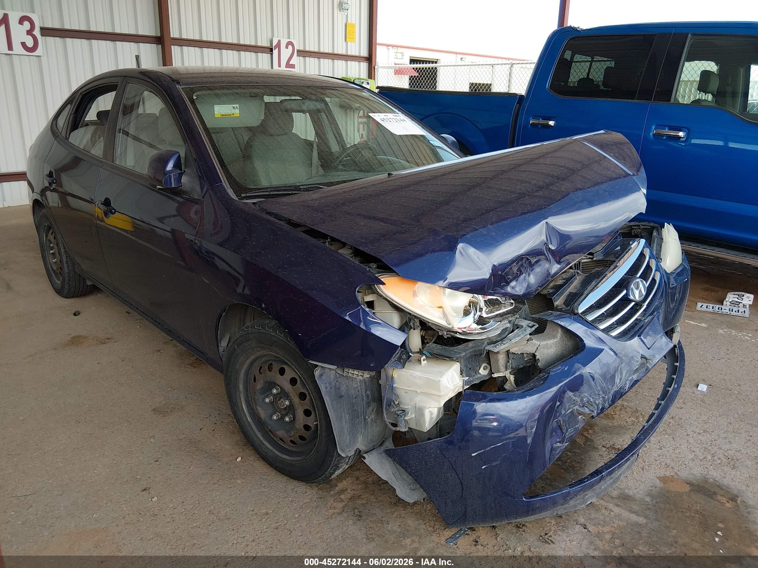 2010 Hyundai Elantra Gls Blue vin: KMHDU4AD7AU094124