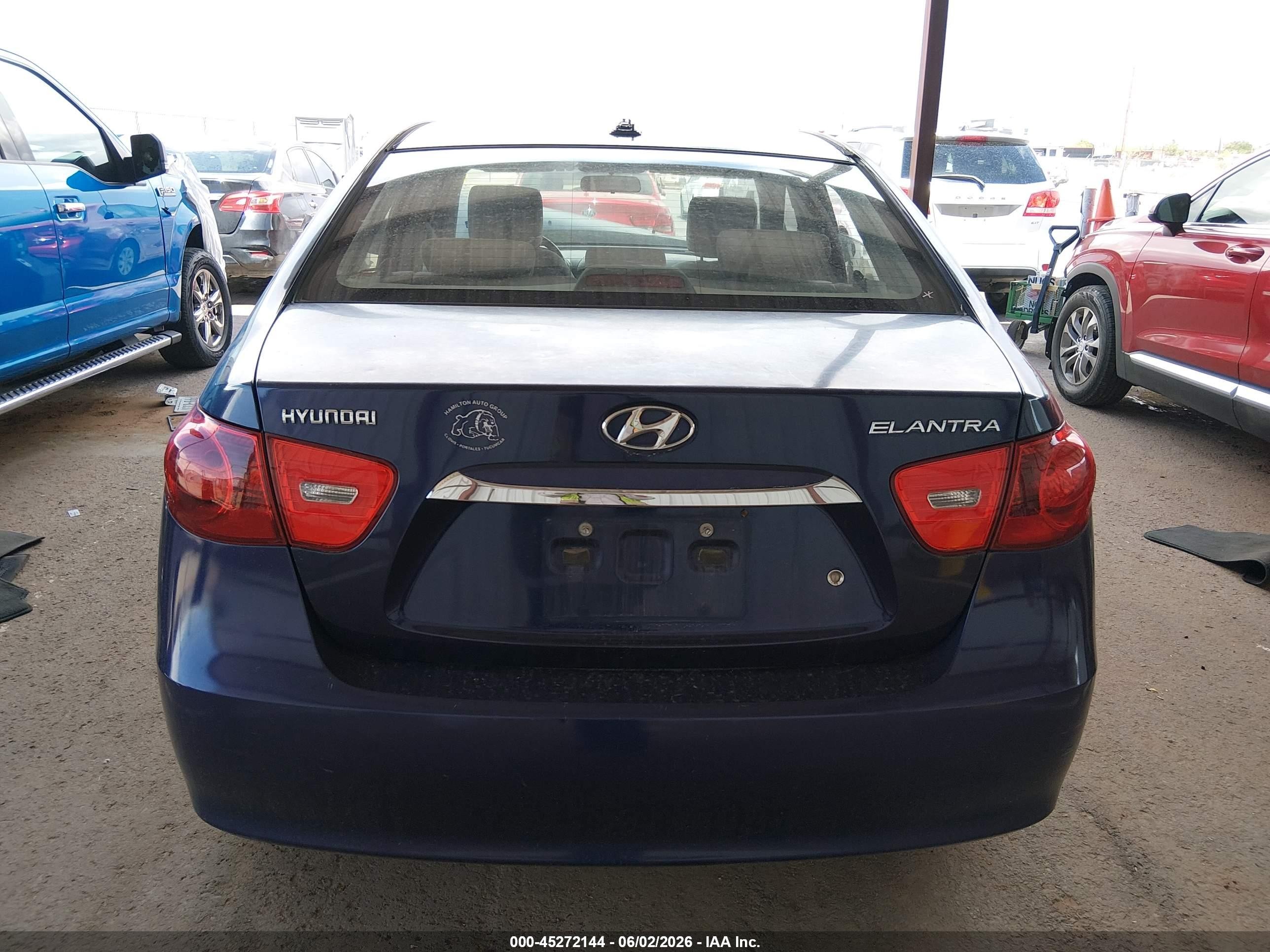 2010 Hyundai Elantra Gls Blue vin: KMHDU4AD7AU094124