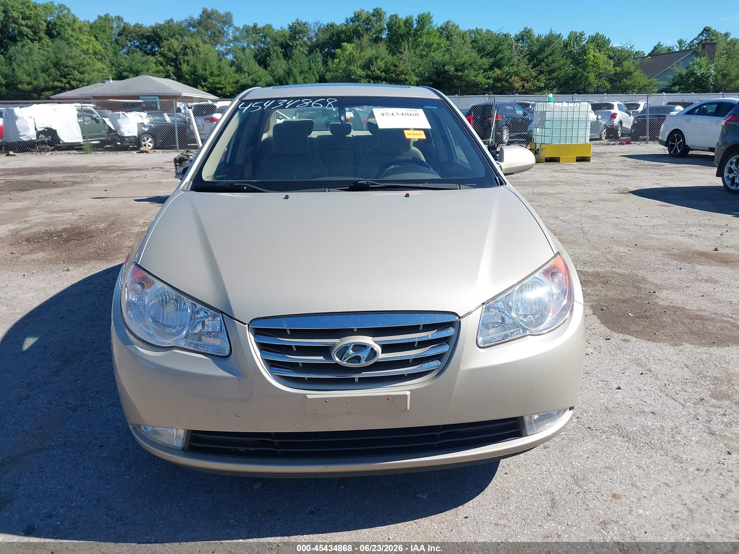 2010 Hyundai Elantra Gls Champagne vin: KMHDU4AD7AU113030