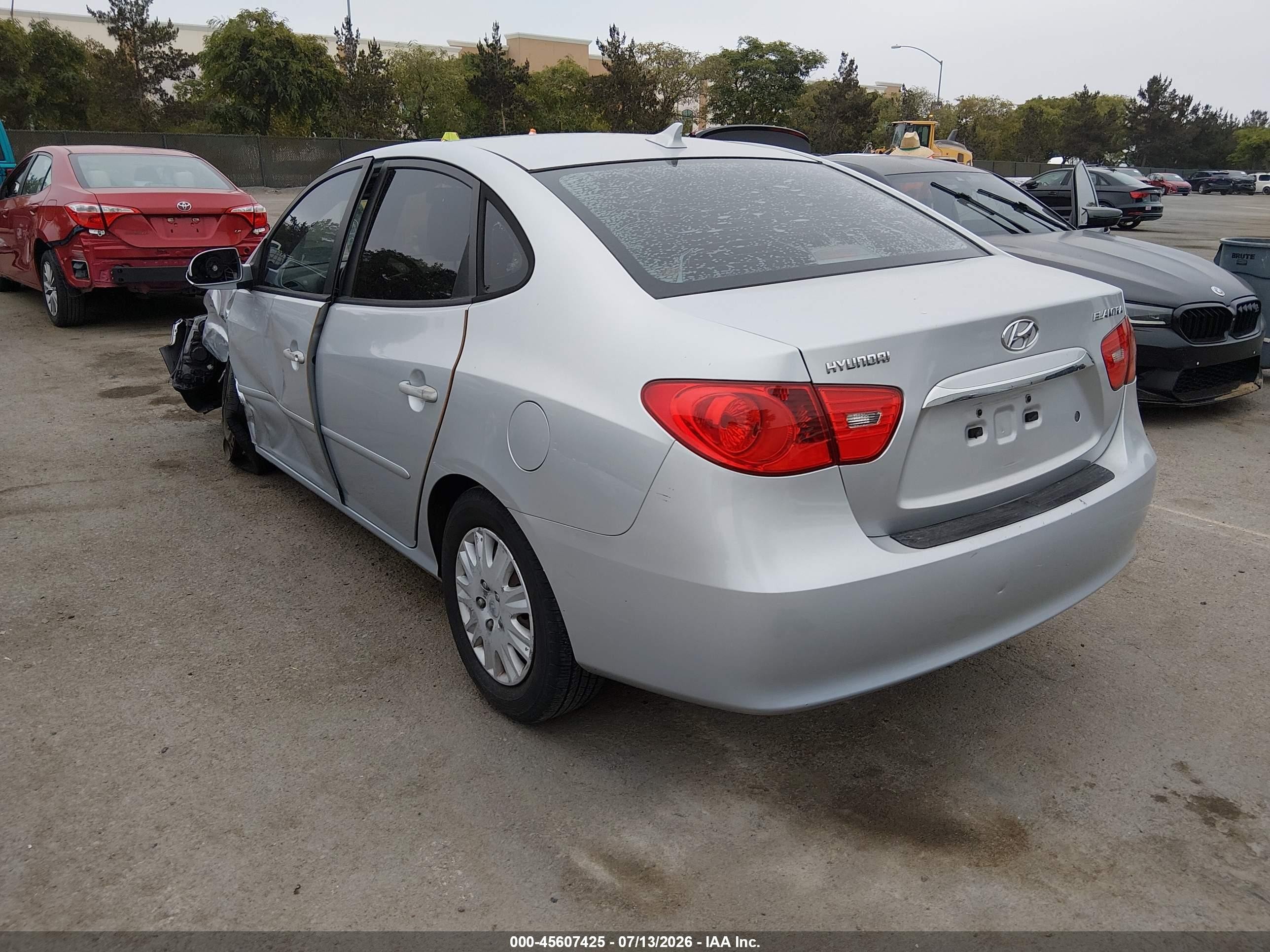 2010 Hyundai Elantra Gls Silver vin: KMHDU4AD7AU124044