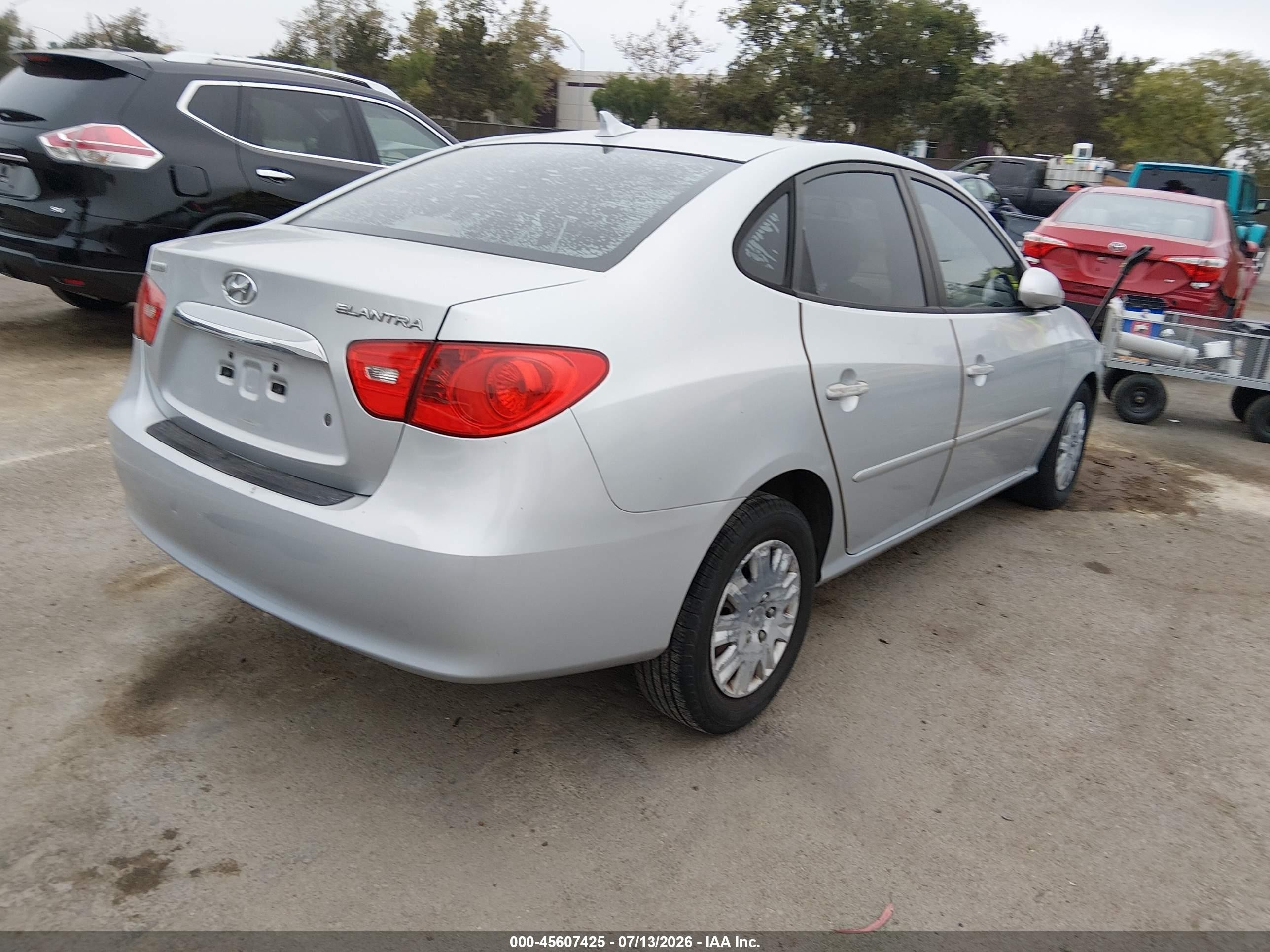 2010 Hyundai Elantra Gls Silver vin: KMHDU4AD7AU124044