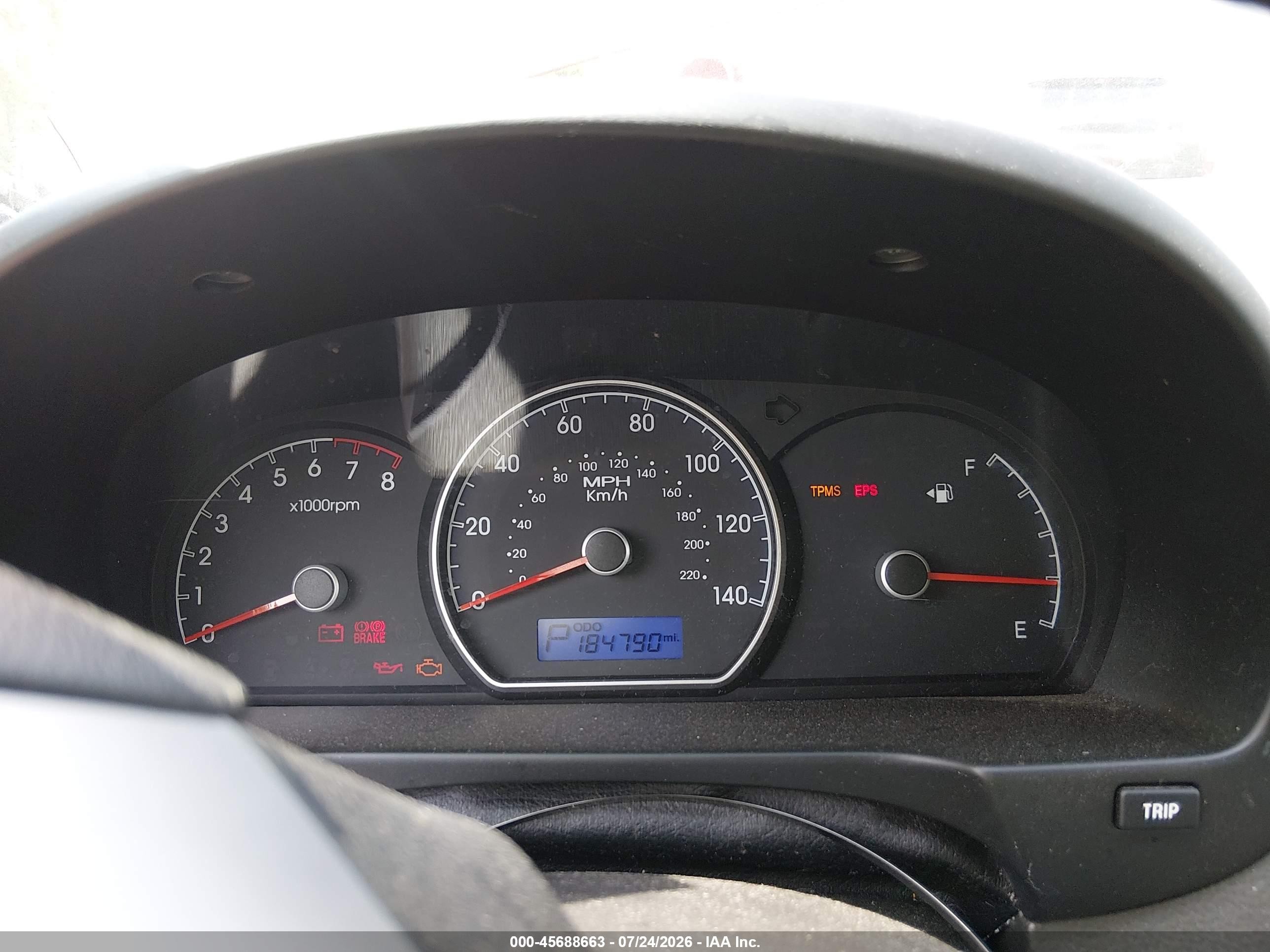 2010 Hyundai Elantra Gls Red vin: KMHDU4AD7AU130619
