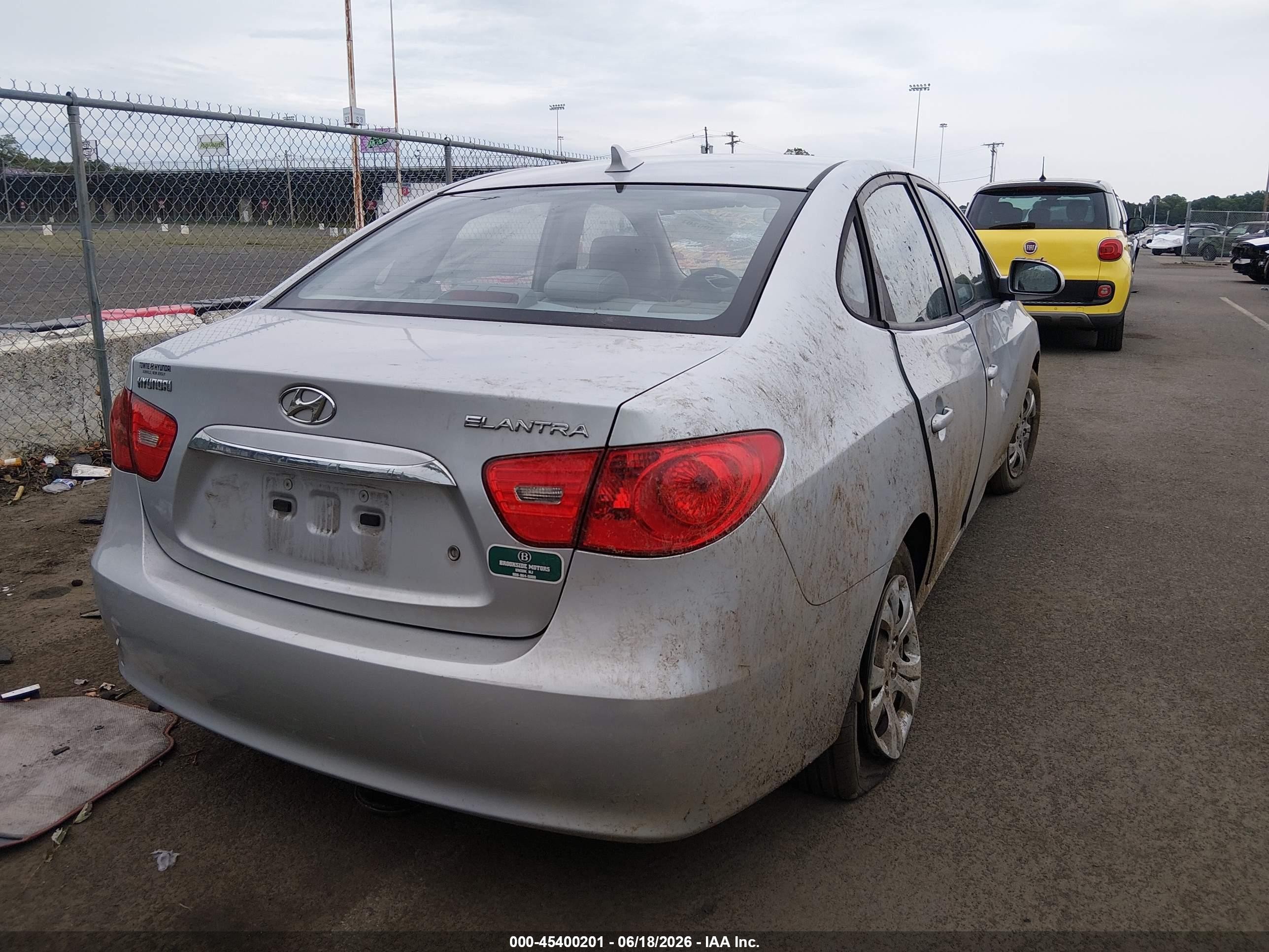 2010 Hyundai Elantra Gls Gray vin: KMHDU4AD7AU154919