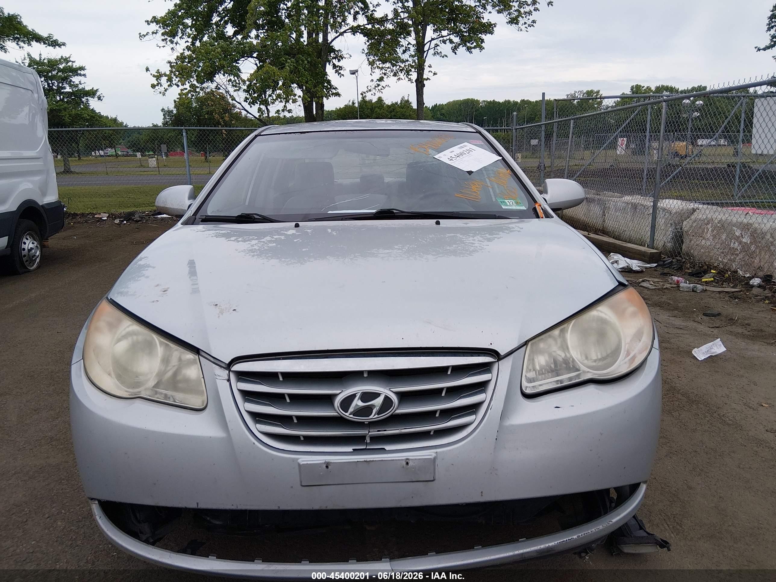 2010 Hyundai Elantra Gls Gray vin: KMHDU4AD7AU154919