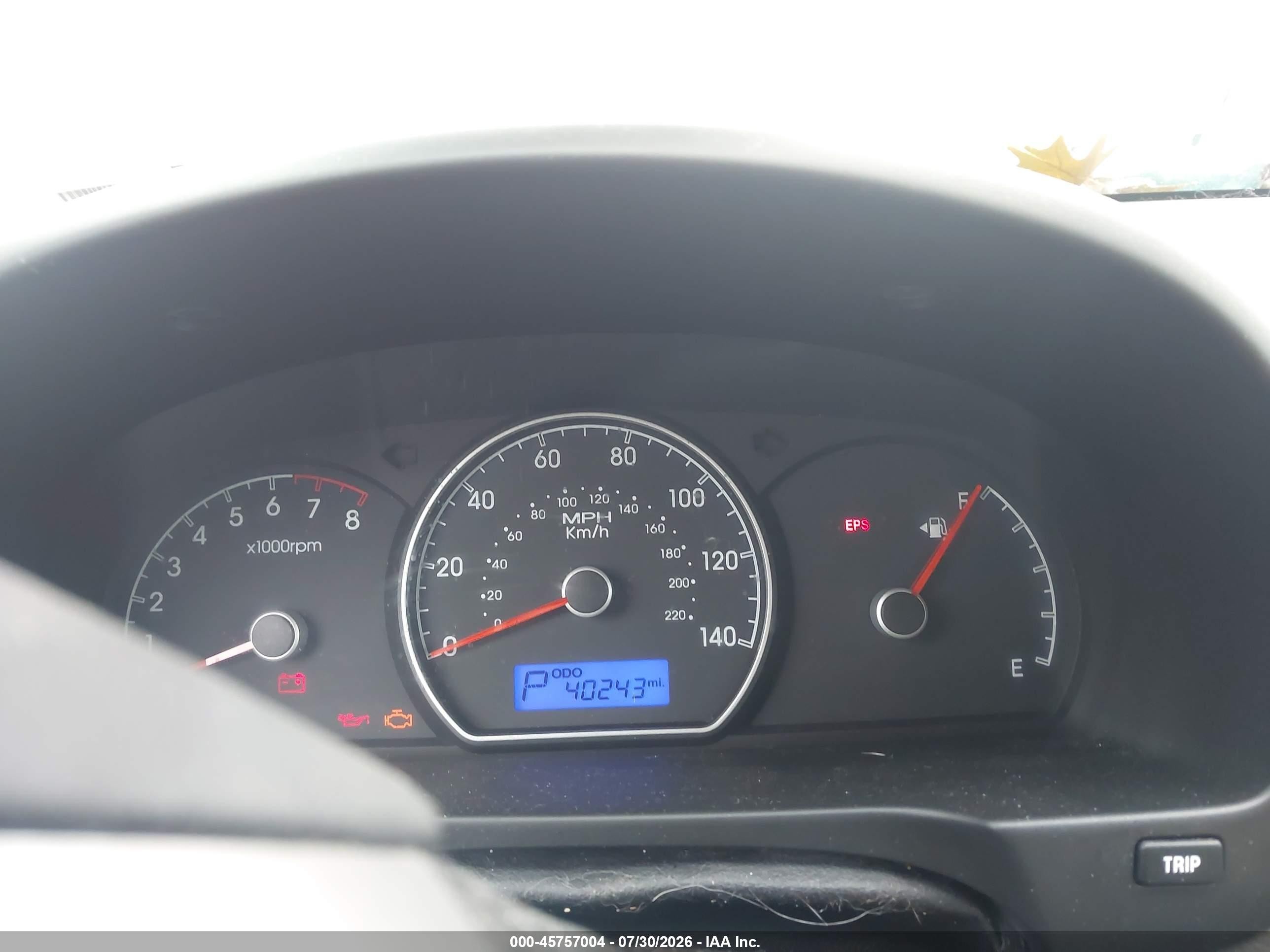 2010 Hyundai Elantra Gls Red vin: KMHDU4AD7AU163278