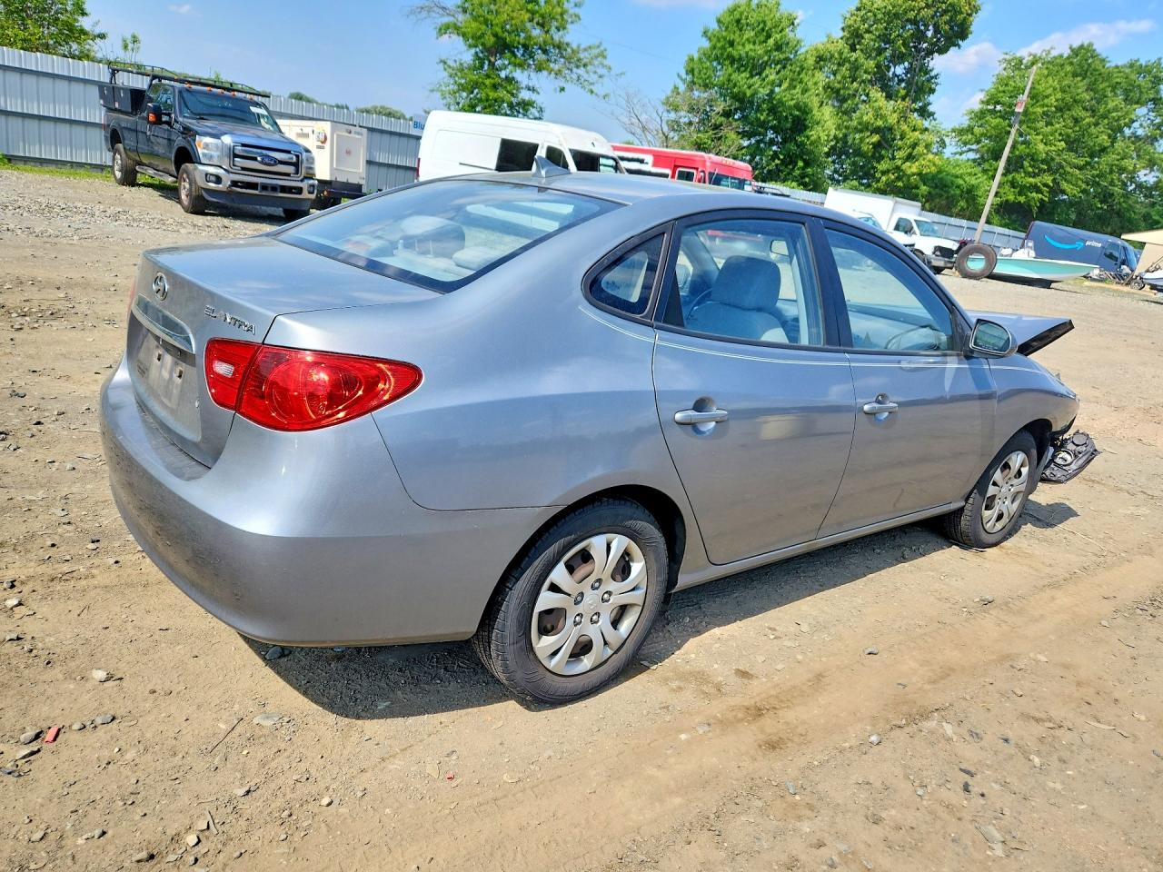 2010 Hyundai Elantra Gls Silver vin: KMHDU4AD7AU182249