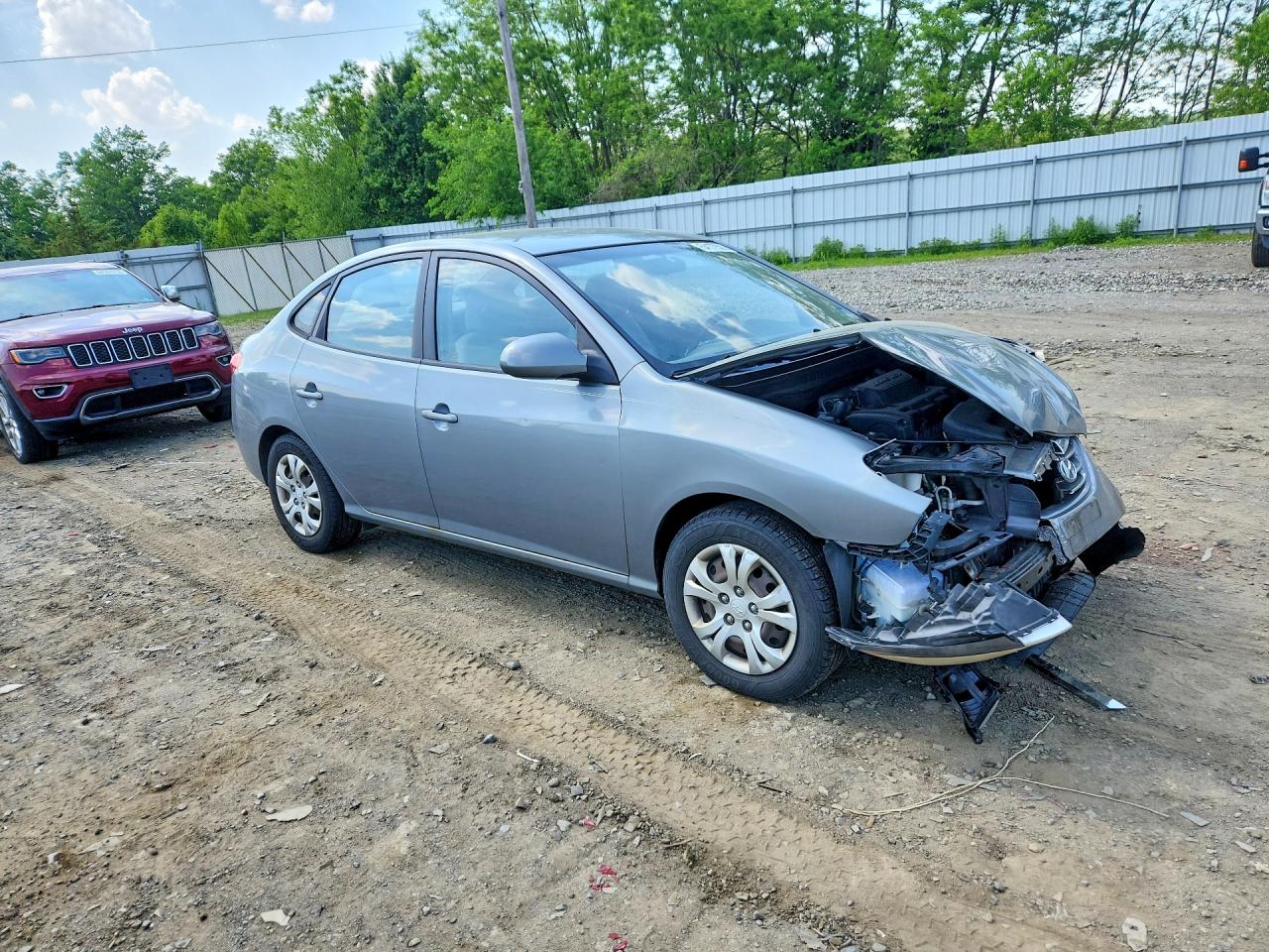 2010 Hyundai Elantra Gls Silver vin: KMHDU4AD7AU182249