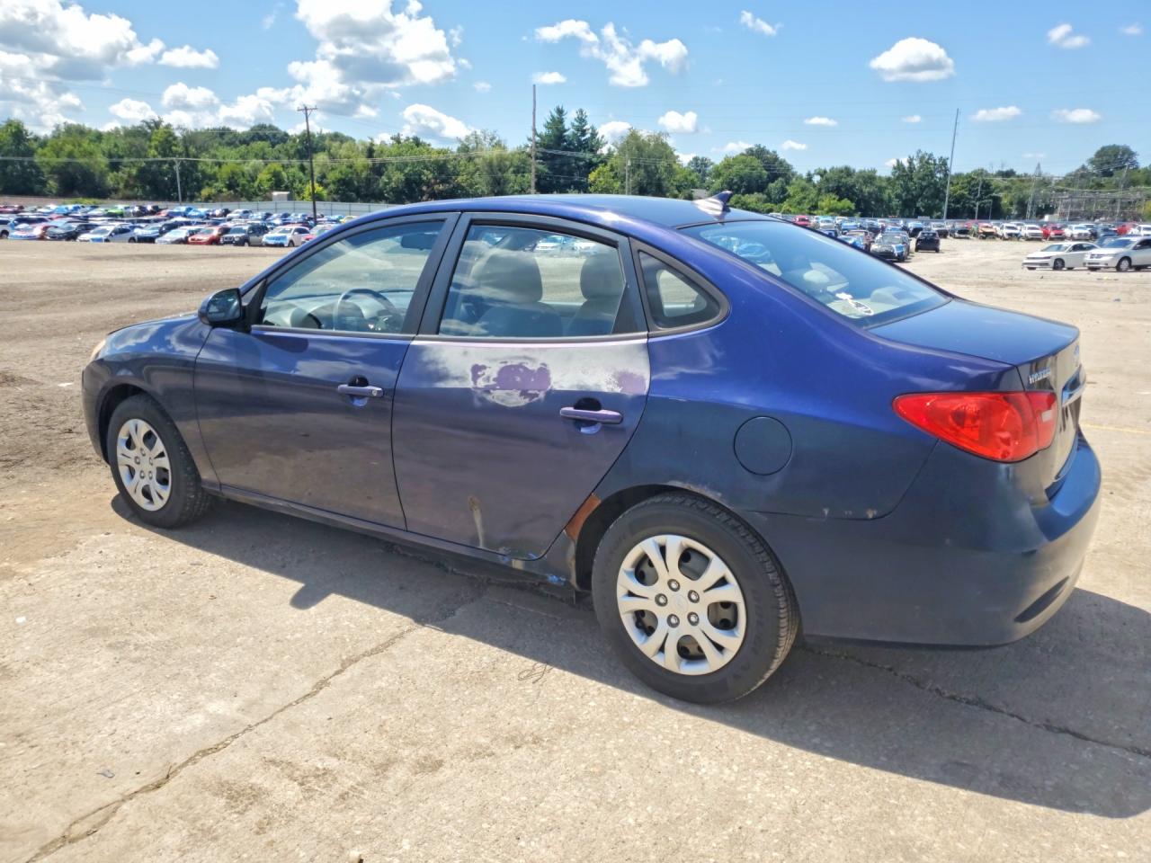 2010 Hyundai Elantra Gls Blue vin: KMHDU4AD7AU183353