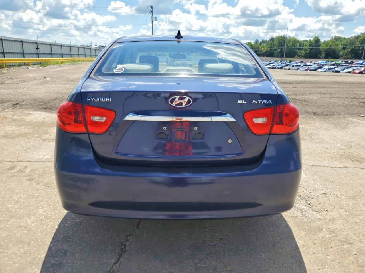 2010 Hyundai Elantra Gls Blue vin: KMHDU4AD7AU183353