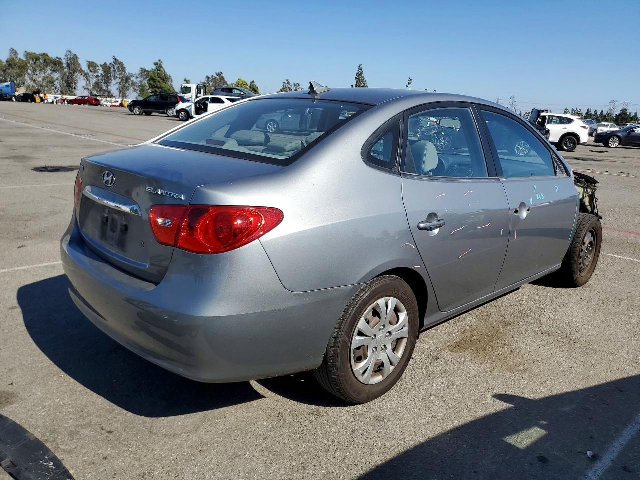 2010 Hyundai Elantra Gls Серый vin: KMHDU4AD7AU193347