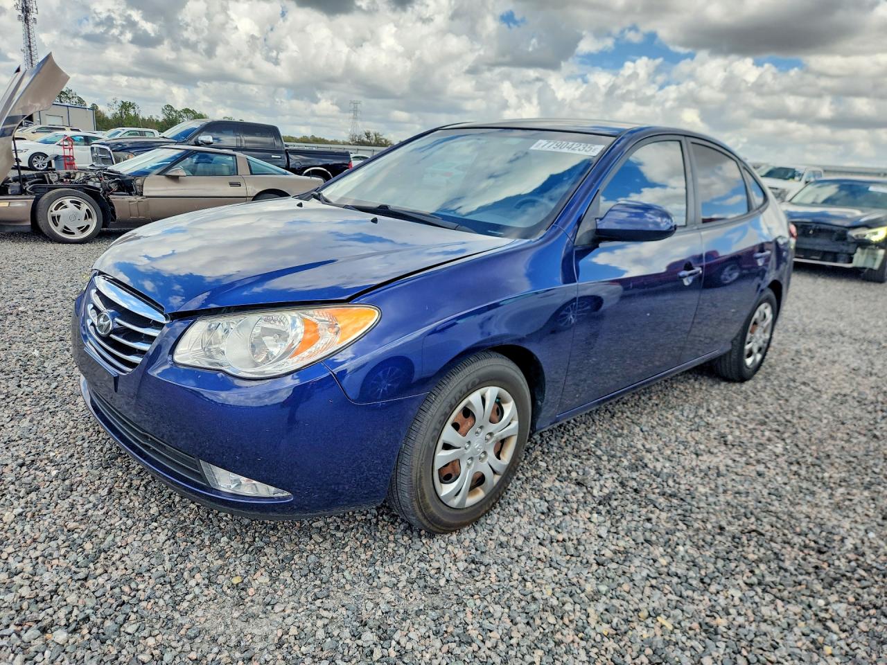 2010 Hyundai Elantra Gls Синий vin: KMHDU4AD7AU193977