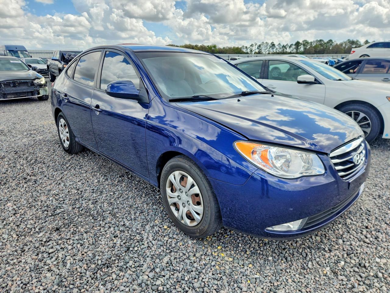 2010 Hyundai Elantra Gls Синий vin: KMHDU4AD7AU193977