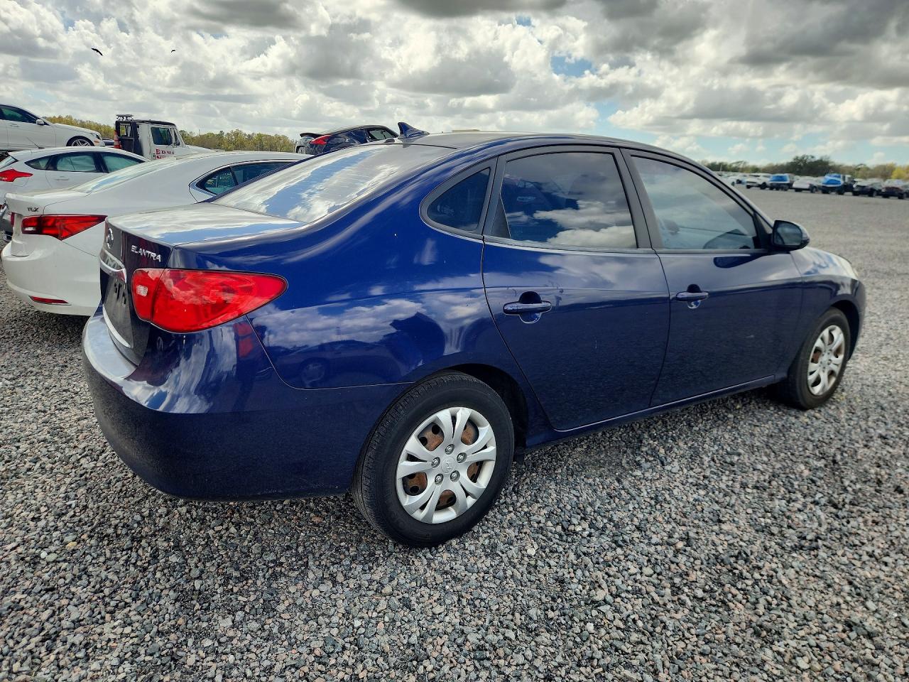 2010 Hyundai Elantra Gls Синий vin: KMHDU4AD7AU193977