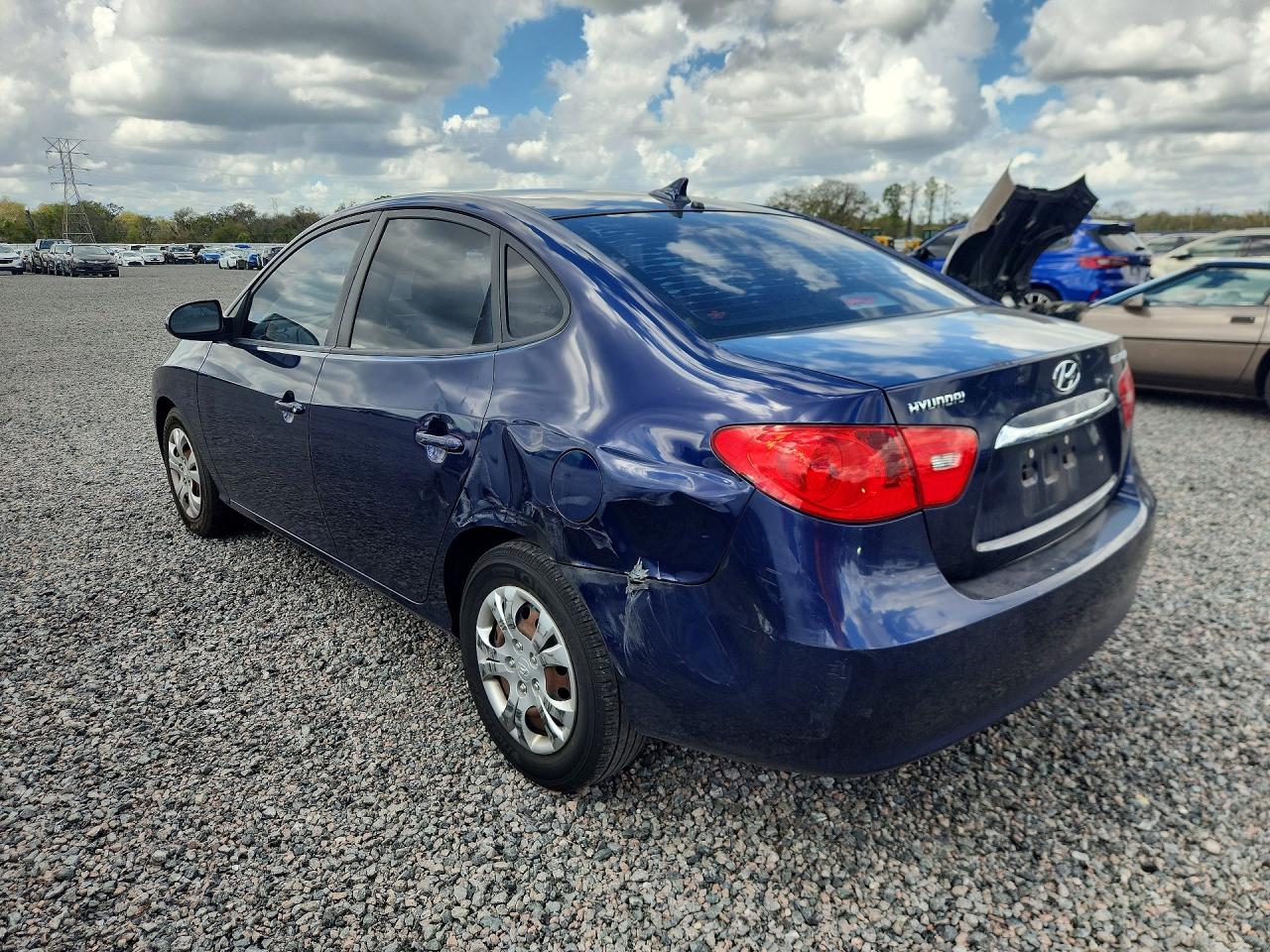 2010 Hyundai Elantra Gls Синий vin: KMHDU4AD7AU193977