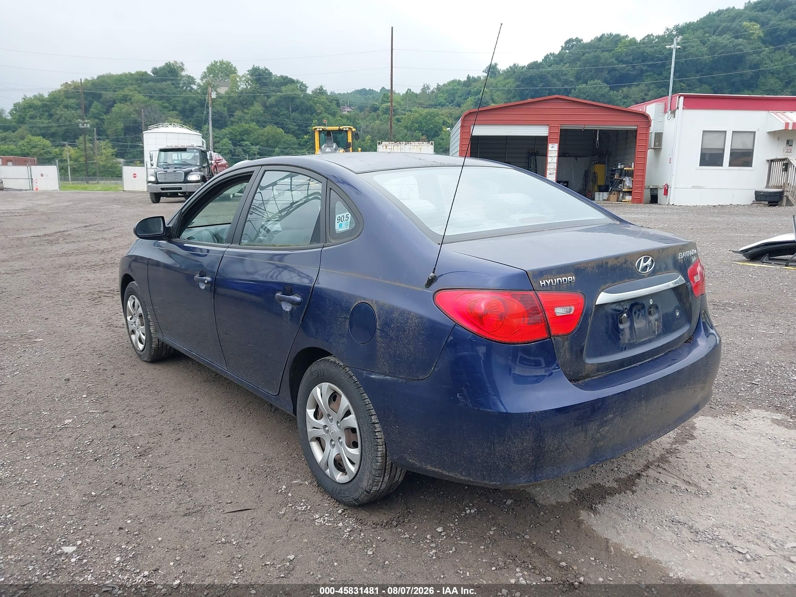 2010 Hyundai Elantra Blue Blue vin: KMHDU4AD7AU832102