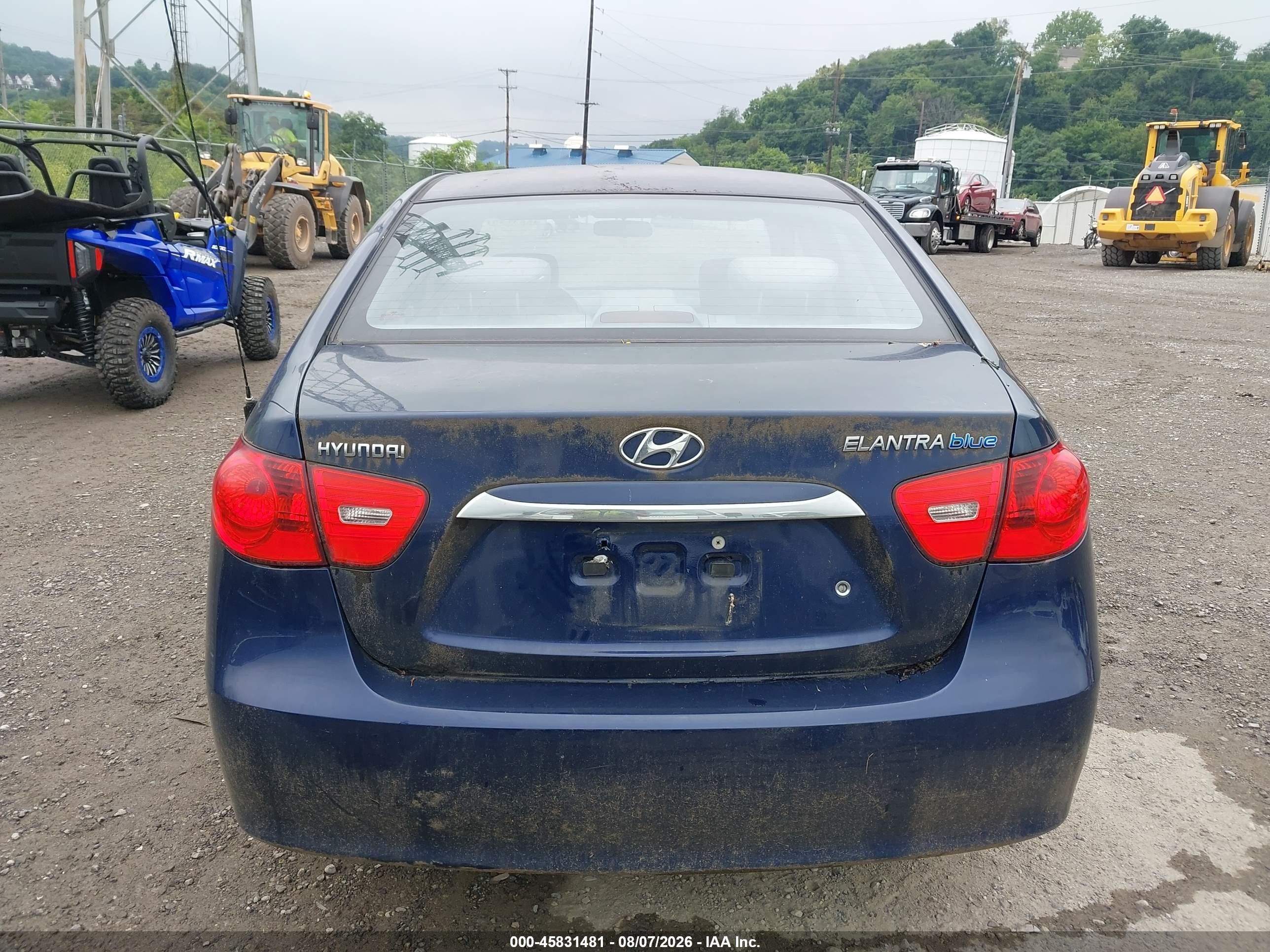 2010 Hyundai Elantra Blue Blue vin: KMHDU4AD7AU832102