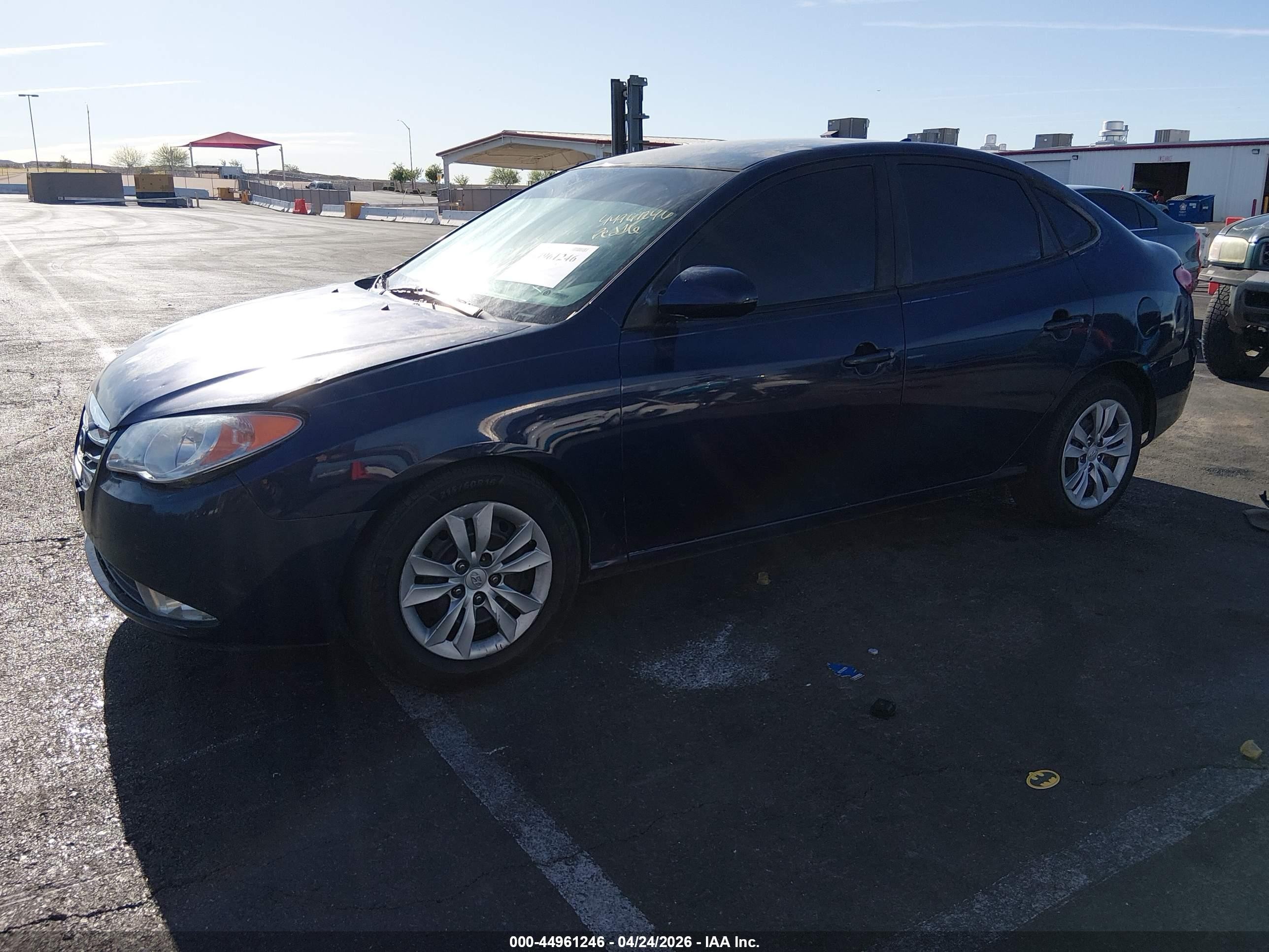 2010 Hyundai Elantra Gls Blue vin: KMHDU4AD7AU839678