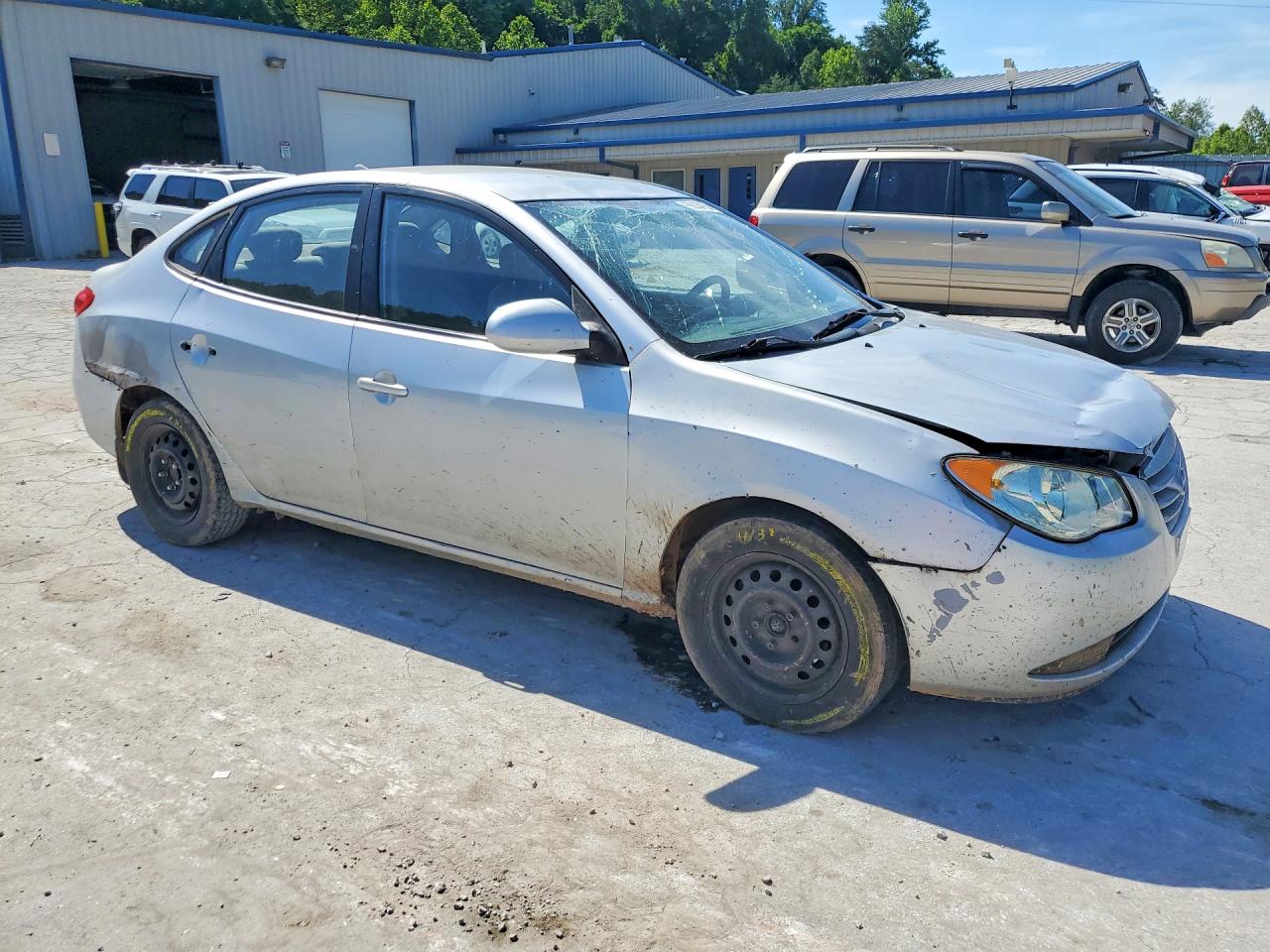 2010 Hyundai Elantra Gls Silver vin: KMHDU4AD7AU841463