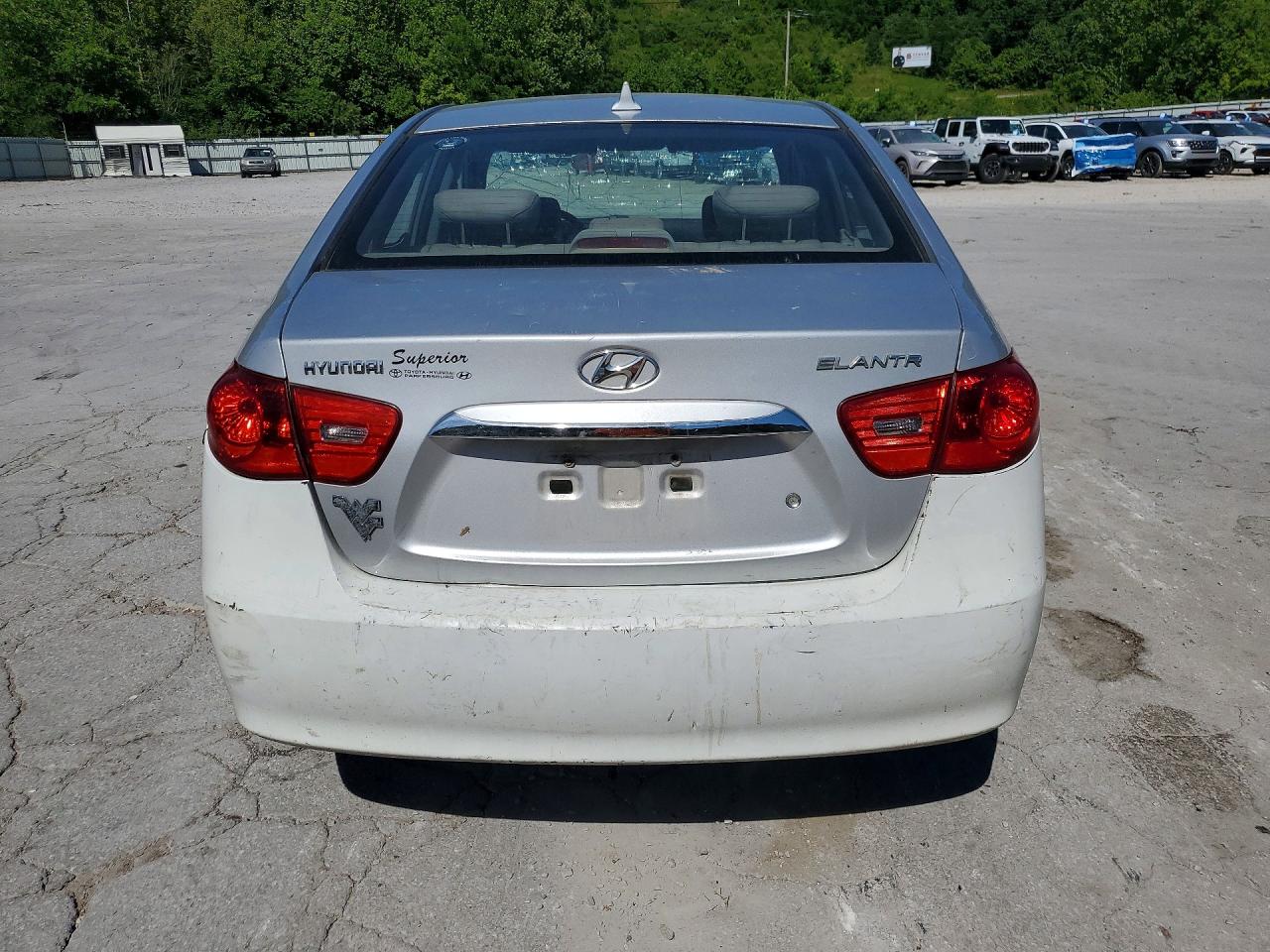2010 Hyundai Elantra Gls Silver vin: KMHDU4AD7AU841463