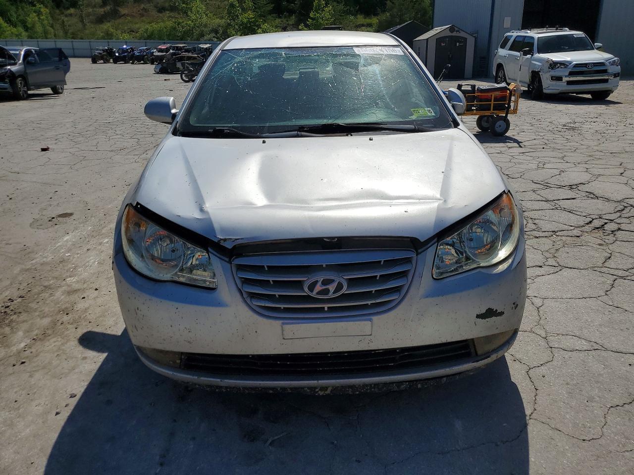 2010 Hyundai Elantra Gls Silver vin: KMHDU4AD7AU841463