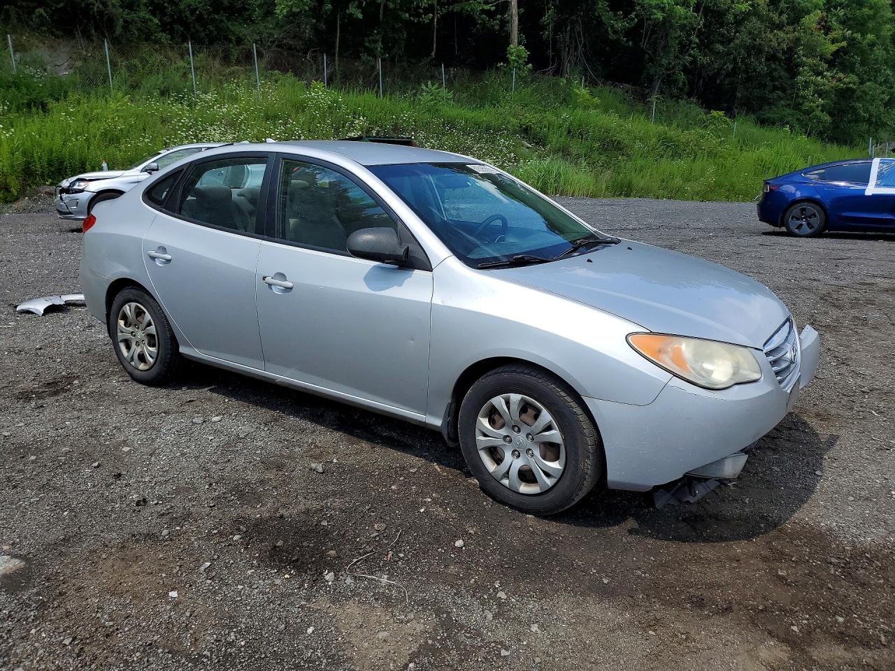 2010 Hyundai Elantra Gls Silver vin: KMHDU4AD7AU845125