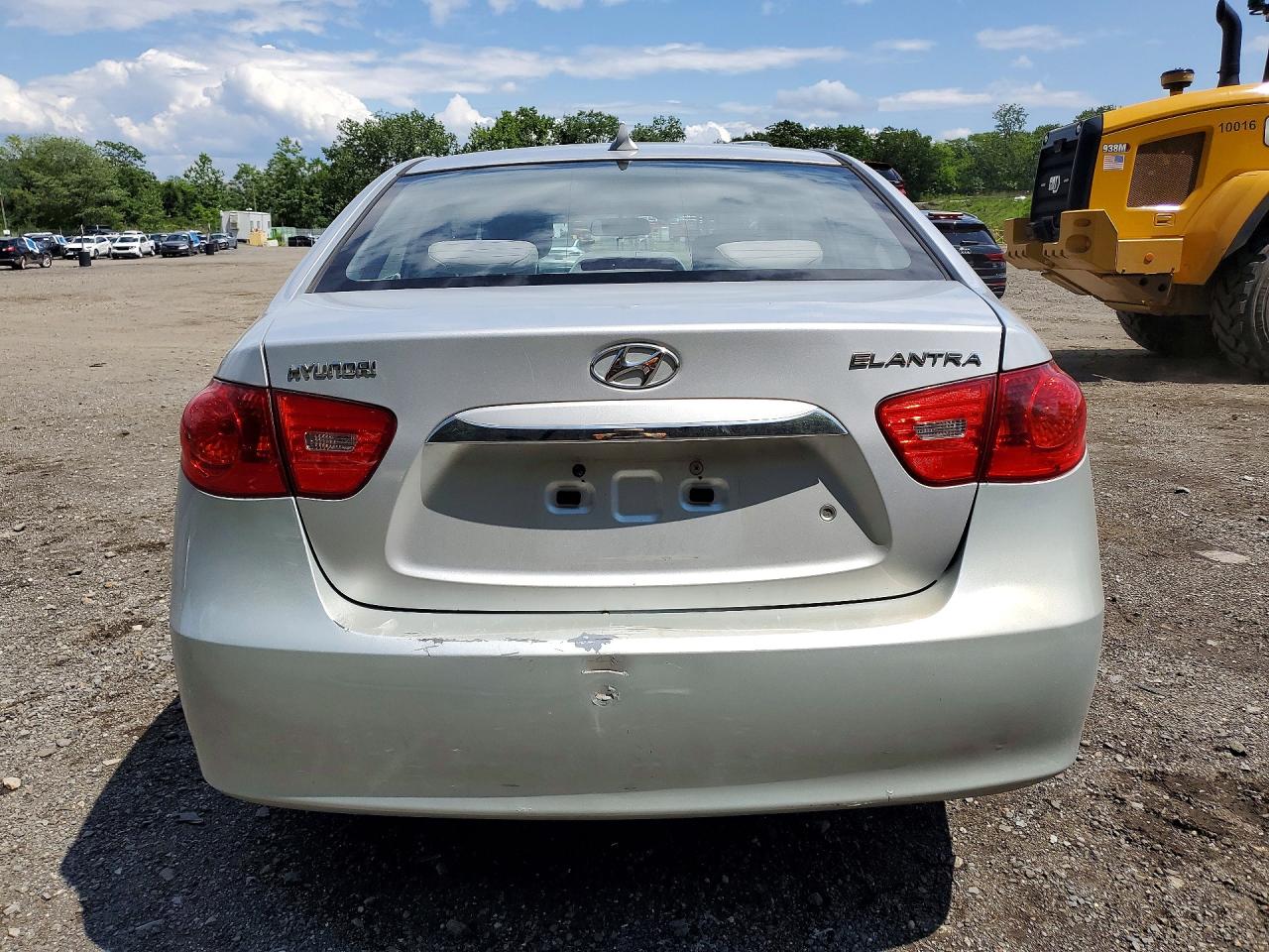 2010 Hyundai Elantra Gls Silver vin: KMHDU4AD7AU845125
