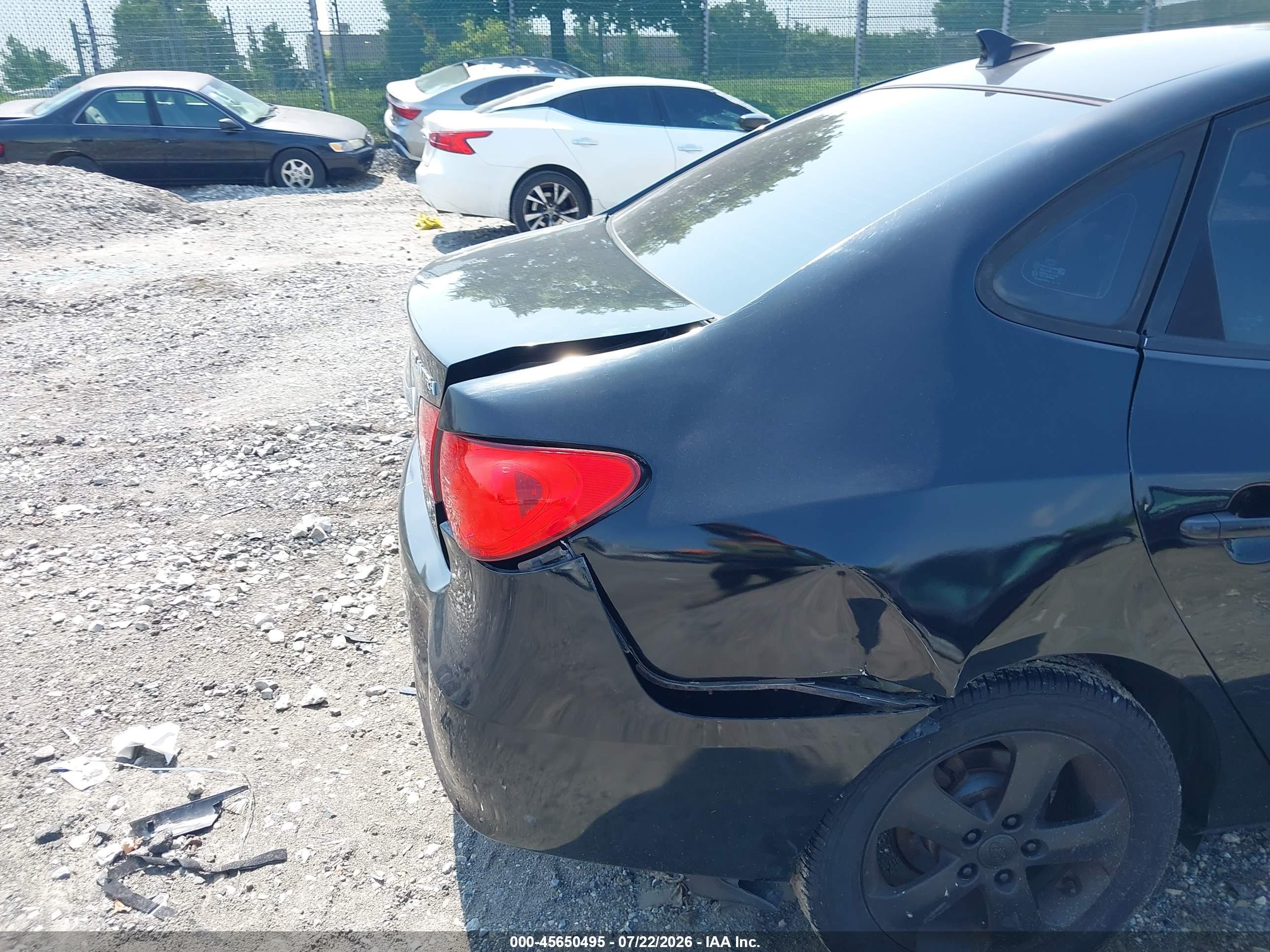 2010 Hyundai Elantra Se Black vin: KMHDU4AD7AU847490