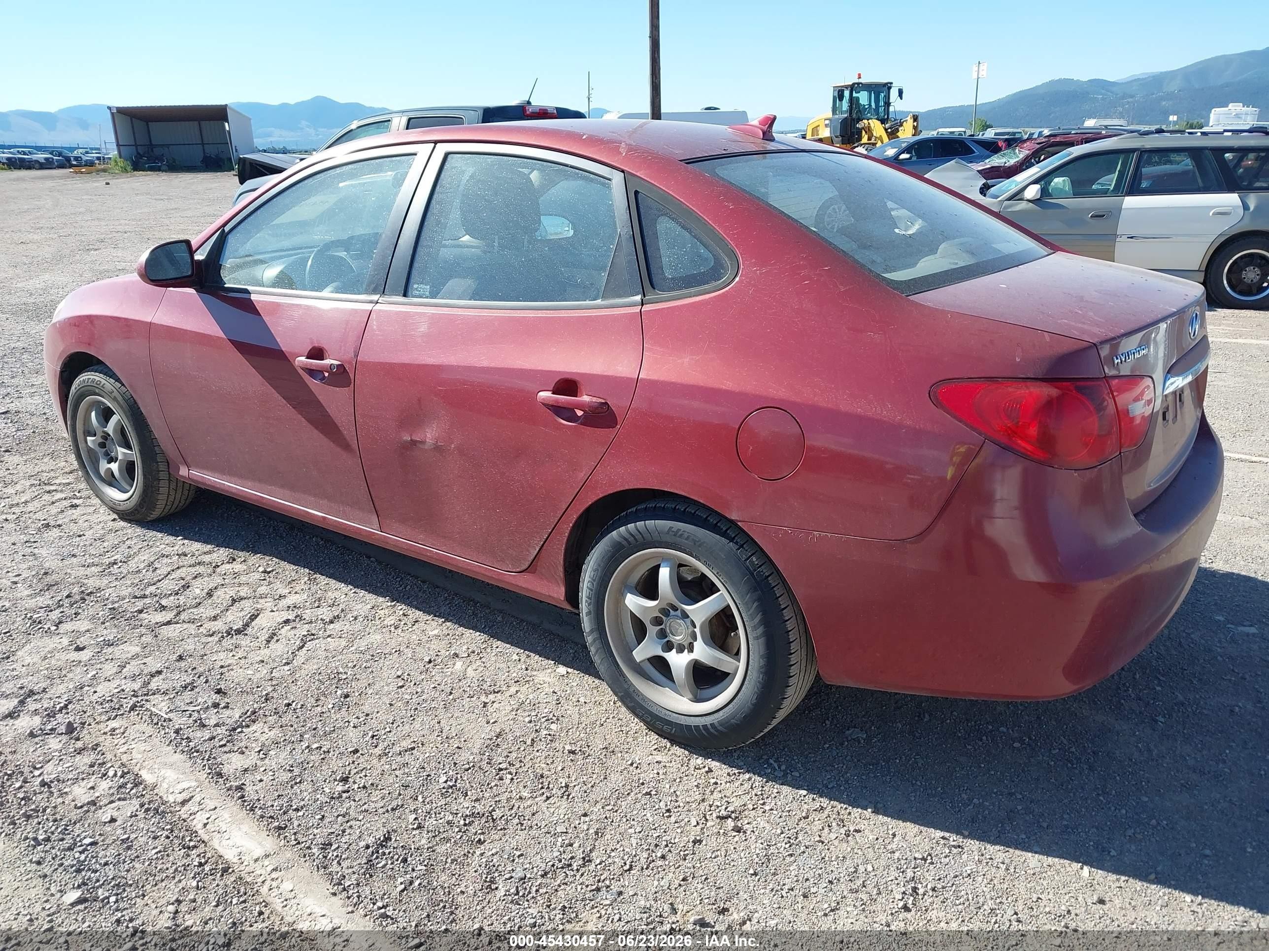 2010 Hyundai Elantra Gls Red vin: KMHDU4AD7AU912516