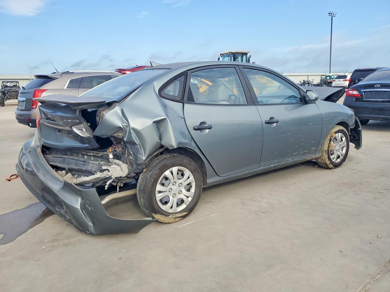 2010 Hyundai Elantra Gls Серый vin: KMHDU4AD7AU952658