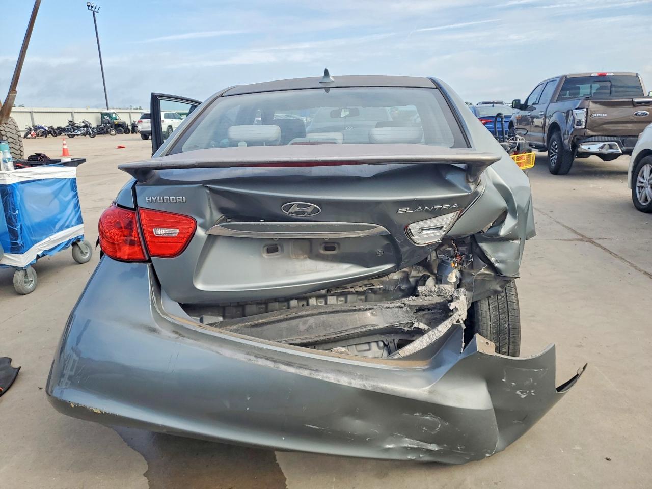 2010 Hyundai Elantra Gls Серый vin: KMHDU4AD7AU952658