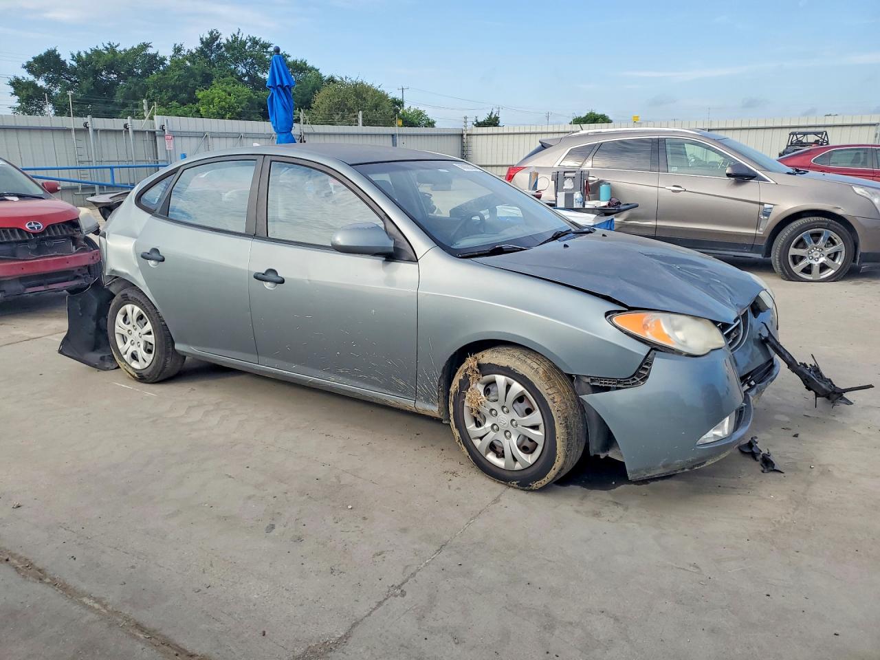 2010 Hyundai Elantra Gls Серый vin: KMHDU4AD7AU952658