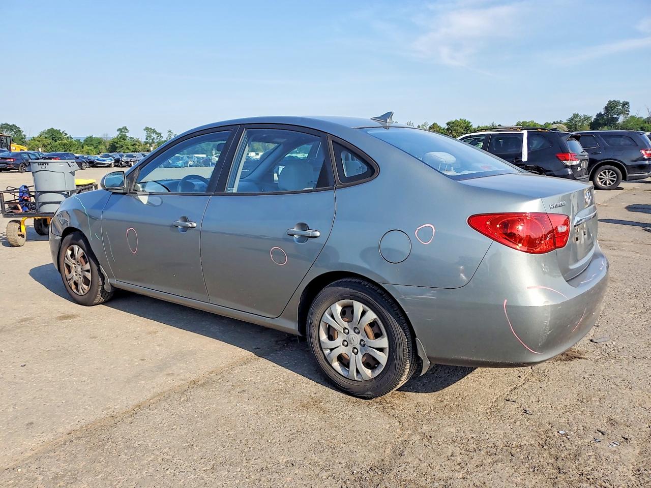 2010 Hyundai Elantra Gls Gray vin: KMHDU4AD7AU952885