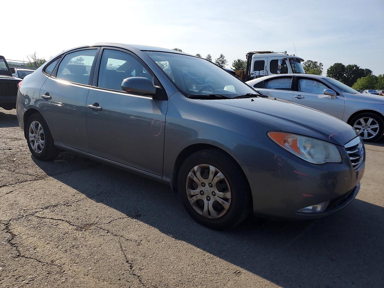 2010 Hyundai Elantra Gls Gray vin: KMHDU4AD7AU952885