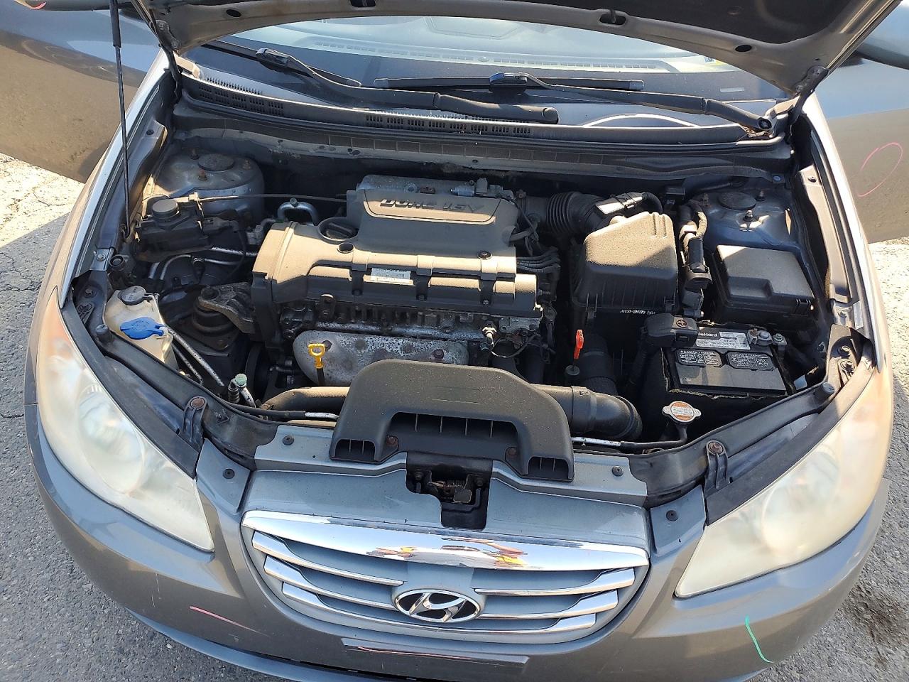2010 Hyundai Elantra Gls Gray vin: KMHDU4AD7AU952885