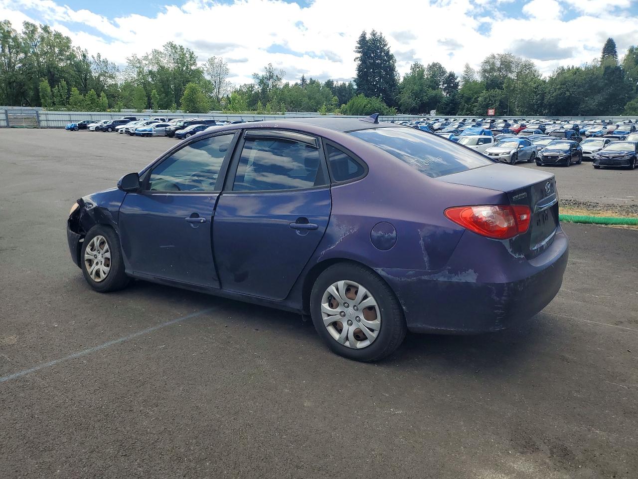 2010 Hyundai Elantra Gls Blue vin: KMHDU4AD7AU990701