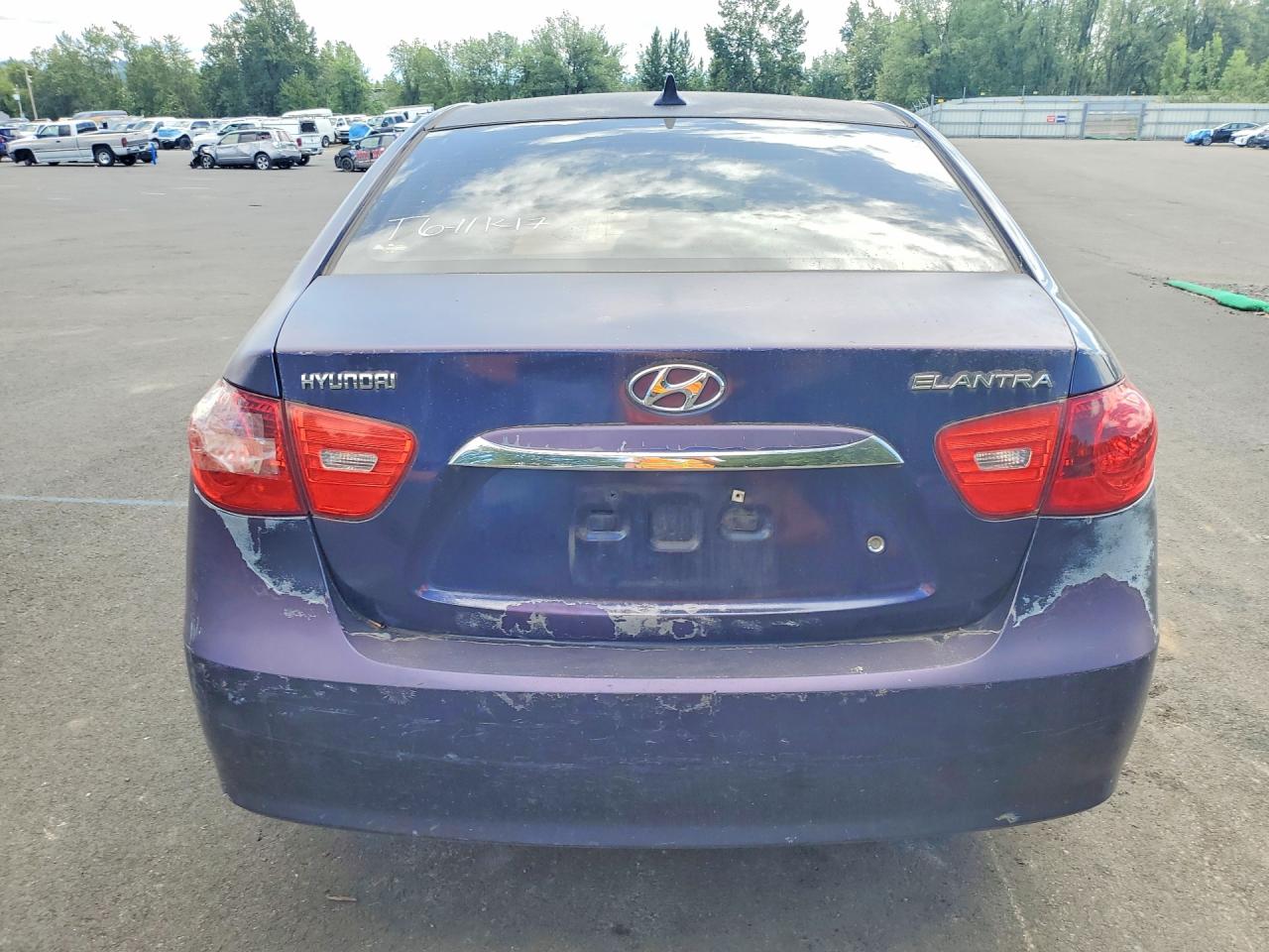2010 Hyundai Elantra Gls Blue vin: KMHDU4AD7AU990701